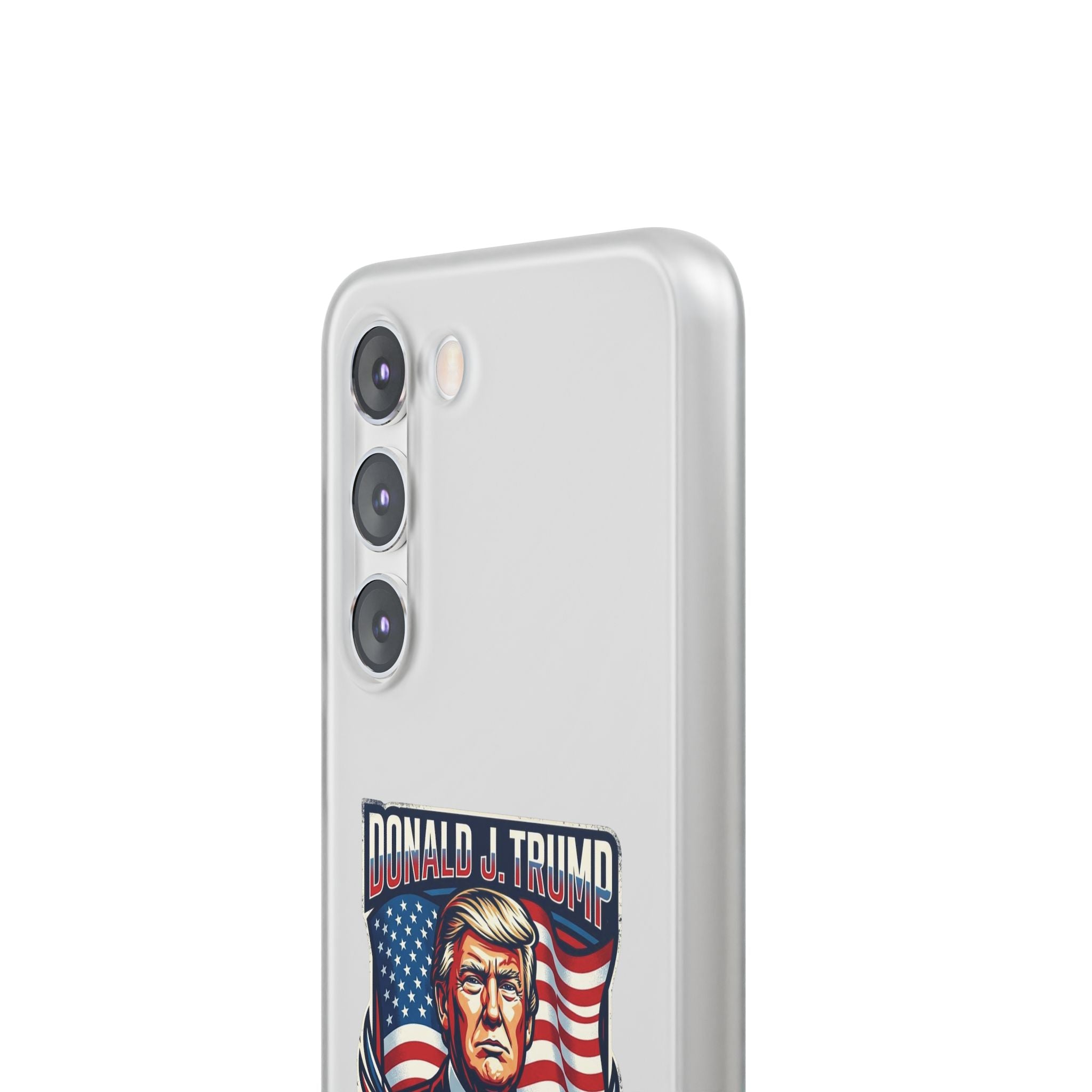 Political Phone Case — 'America First' Patriotic Shield Design
