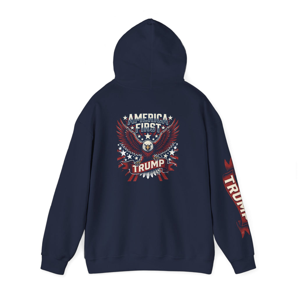 Trump Eagle Hoodie — America First Patriotic Pullover
