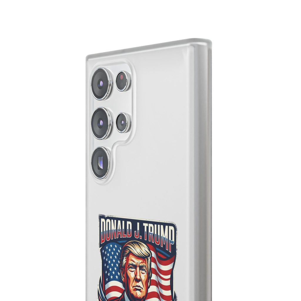 Political Phone Case — 'America First' Patriotic Shield Design