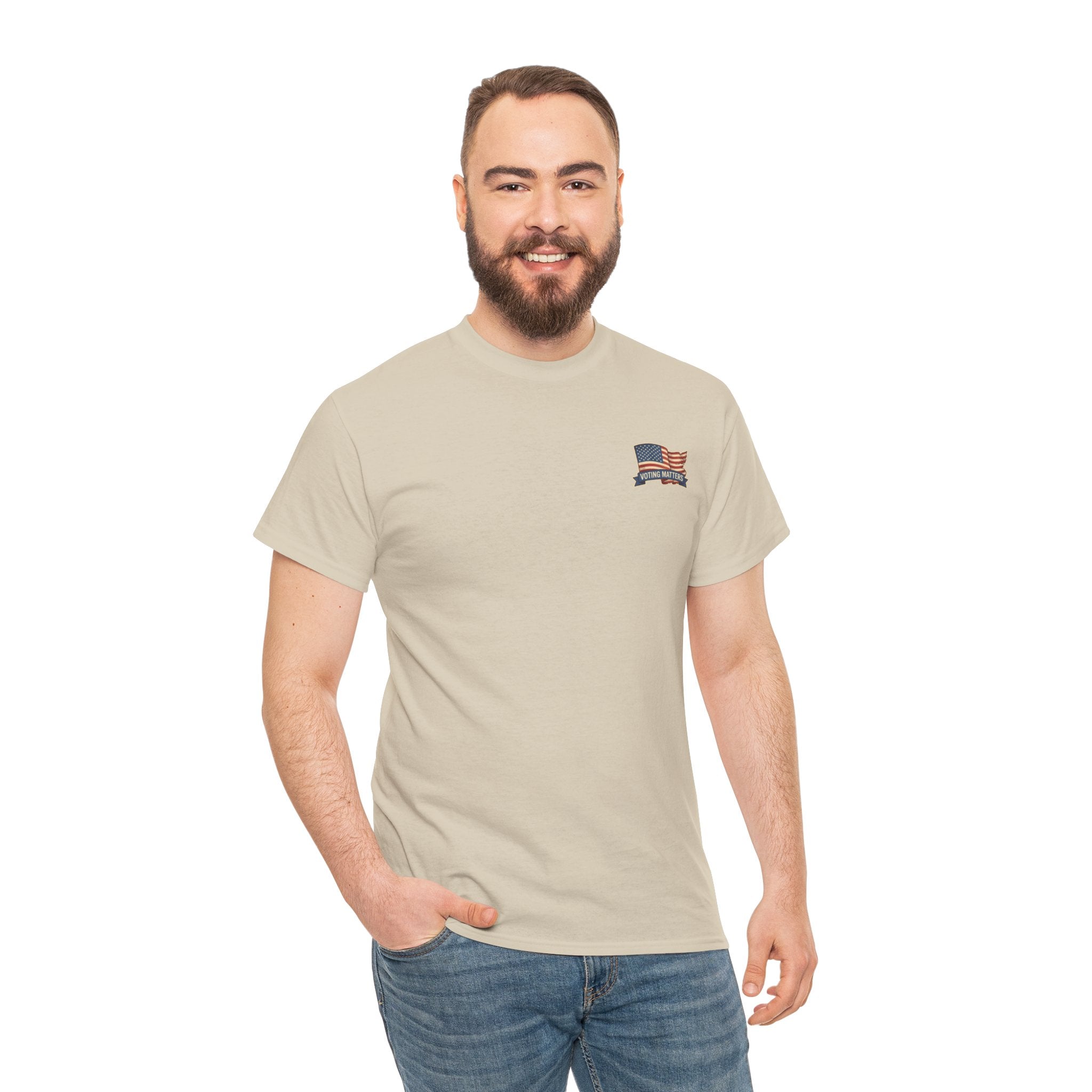 Trump Vintage Truck T-Shirt – Make America Great Again Flag Tee