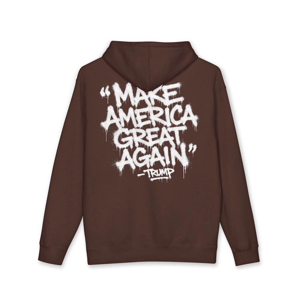 Trump Graffiti Hoodie — Urban Political Streetwear