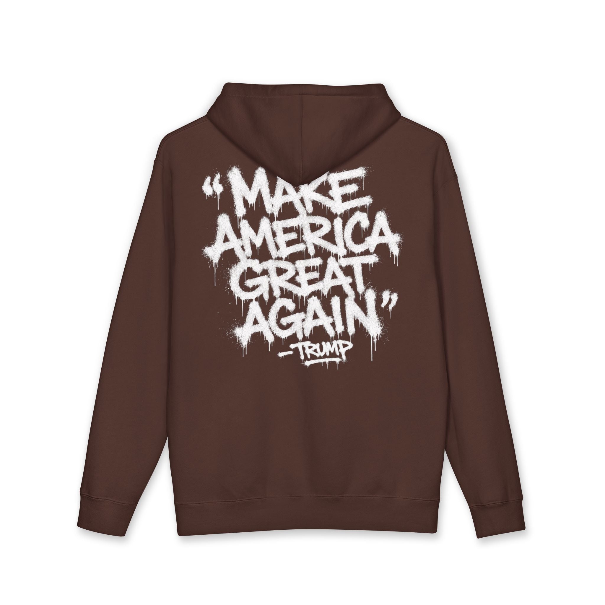 Trump Graffiti Hoodie — Urban Political Streetwear