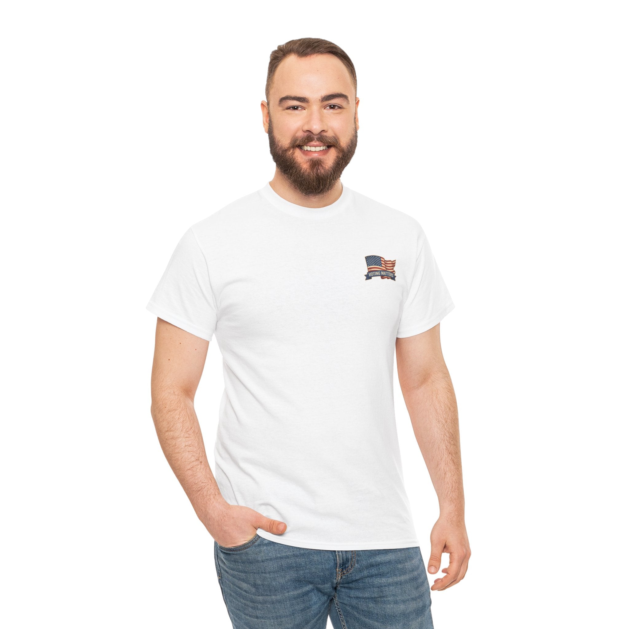 Trump Vintage Truck T-Shirt – Make America Great Again Flag Tee