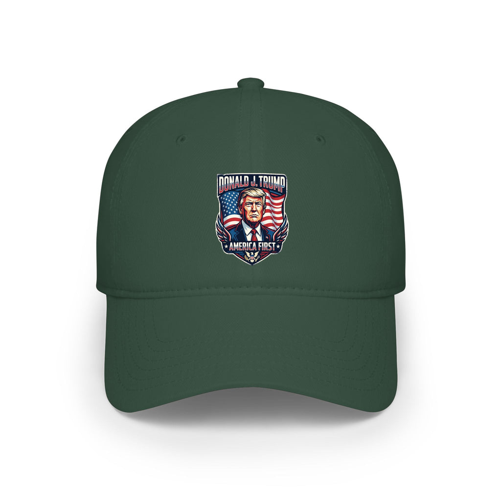 Patriotic Political Baseball Cap - "Proud & Found" Shield Design