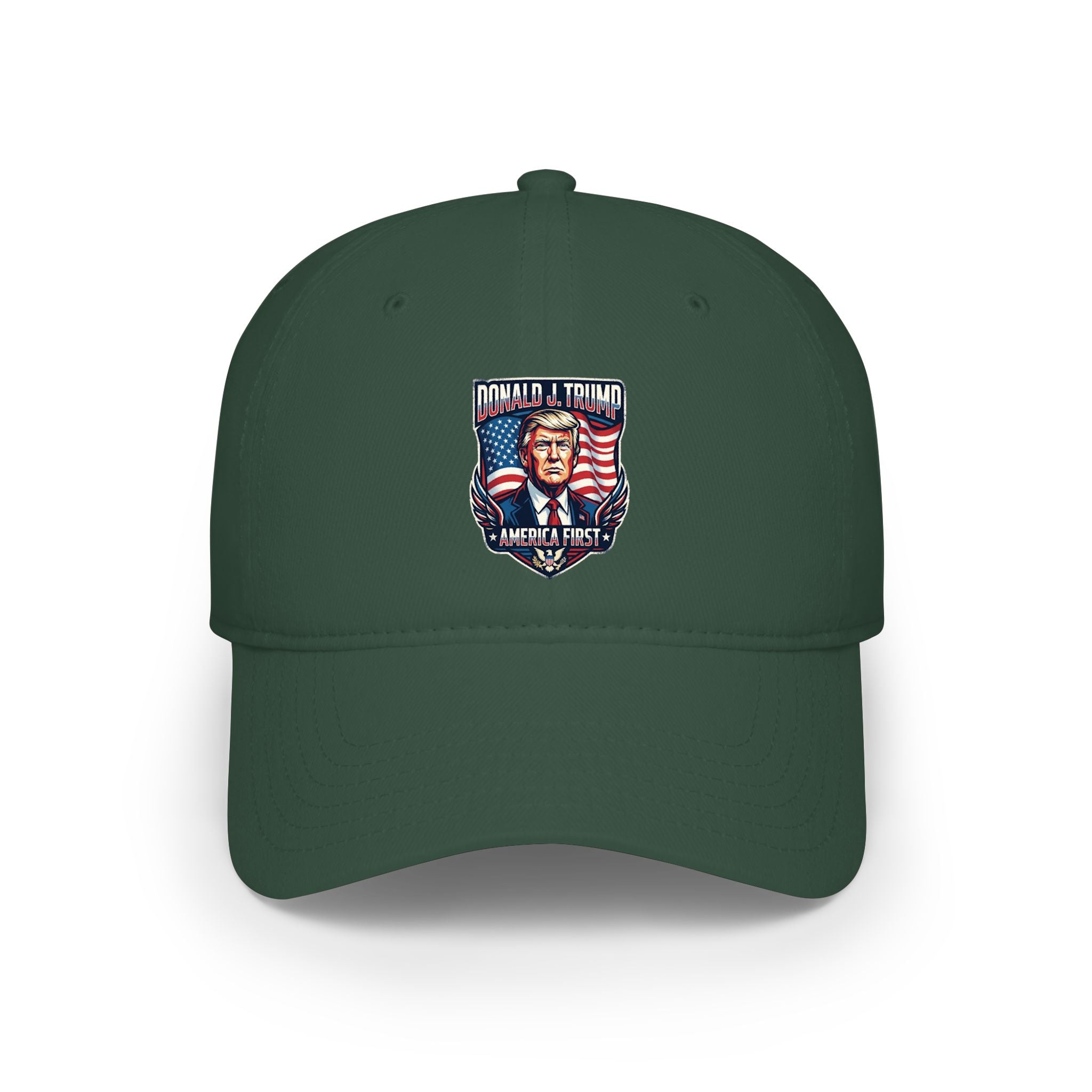 Patriotic Political Baseball Cap - "Proud & Found" Shield Design