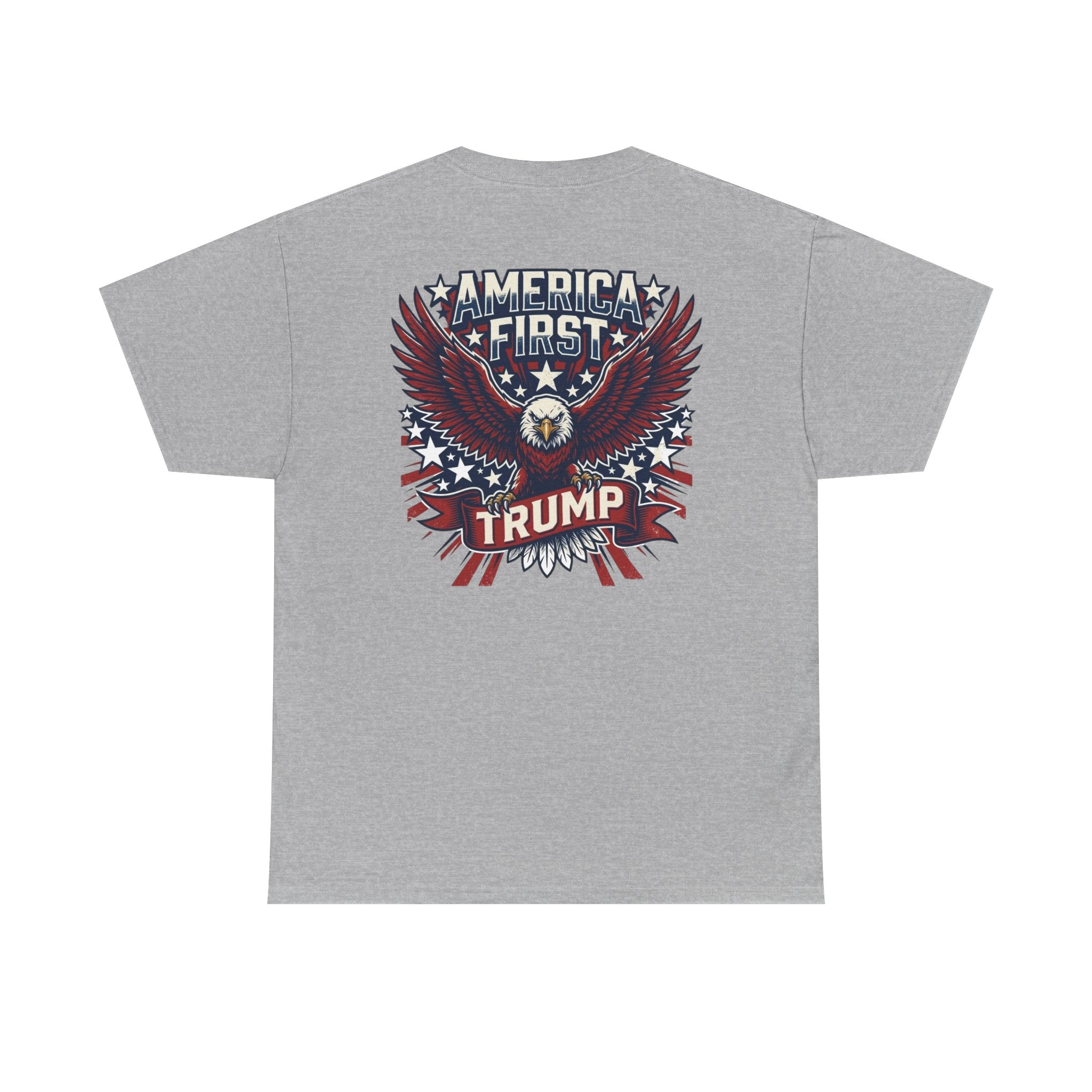 America First Eagle Tee — Patriotic Flag Graphic T-Shirt