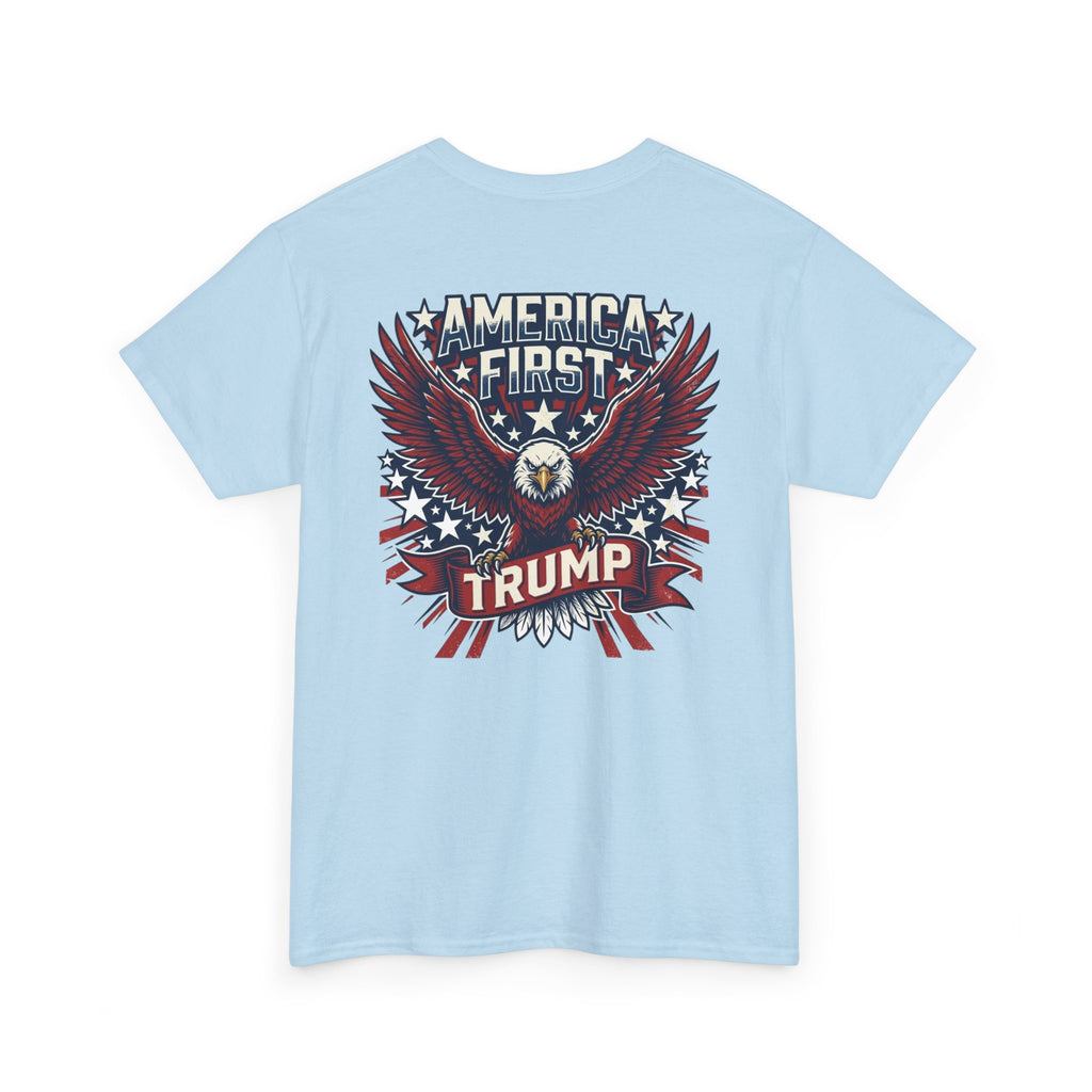 America First Eagle Tee — Patriotic Flag Graphic T-Shirt