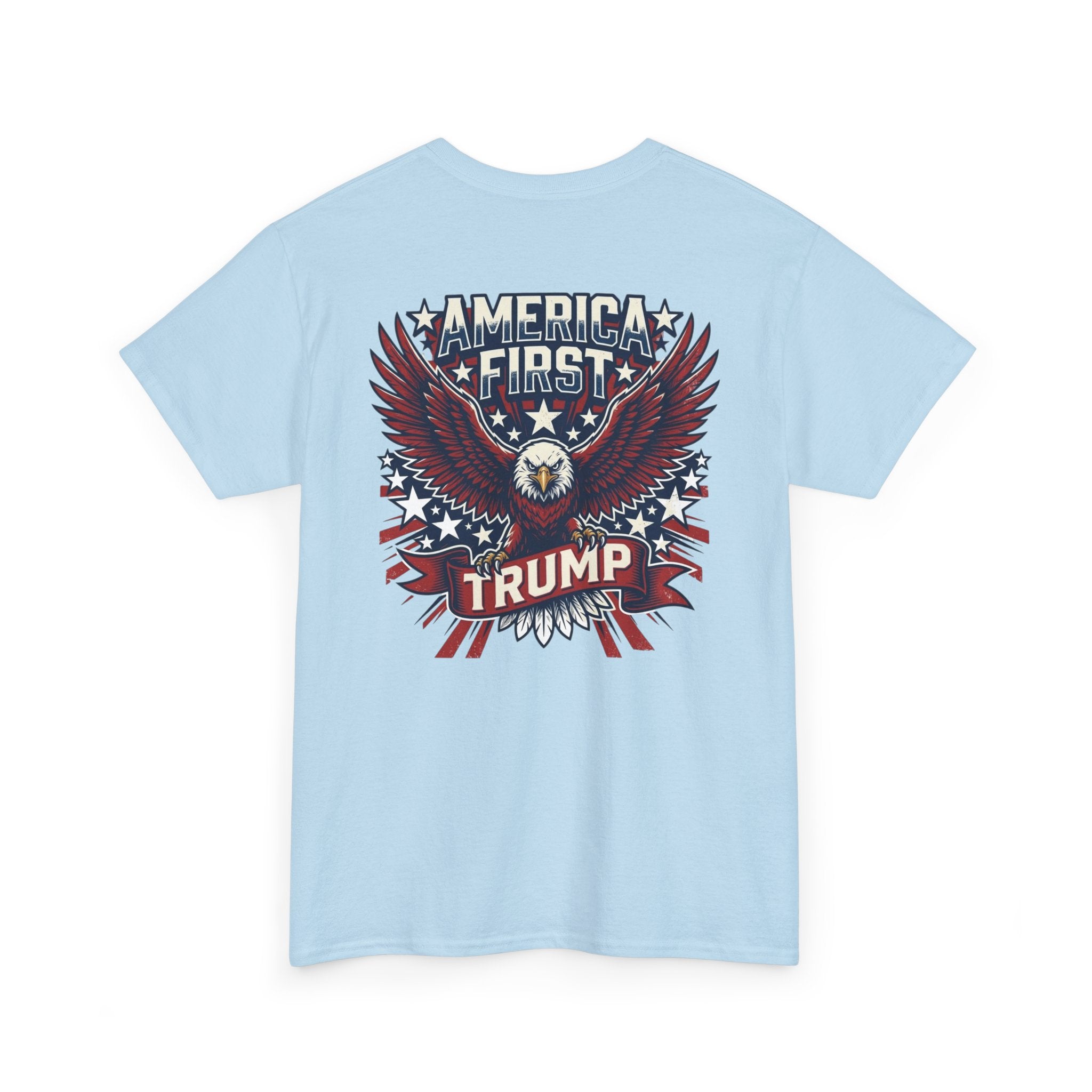 America First Eagle Tee — Patriotic Flag Graphic T-Shirt