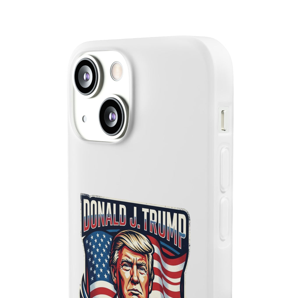 Political Phone Case — 'America First' Patriotic Shield Design