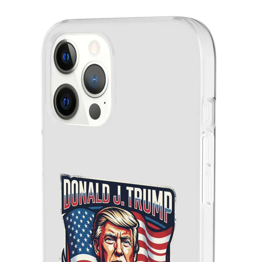 Political Phone Case — 'America First' Patriotic Shield Design