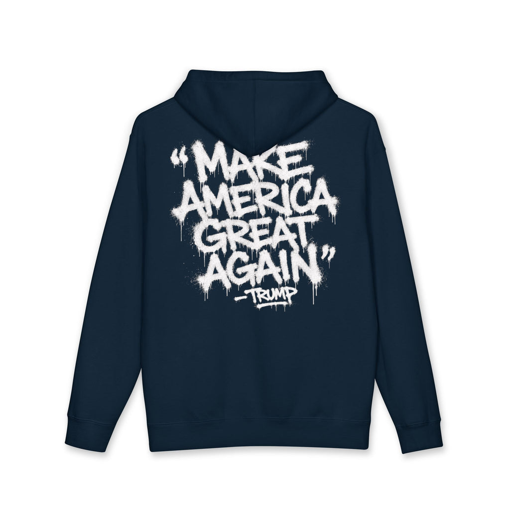 Trump Graffiti Hoodie — Urban Political Streetwear