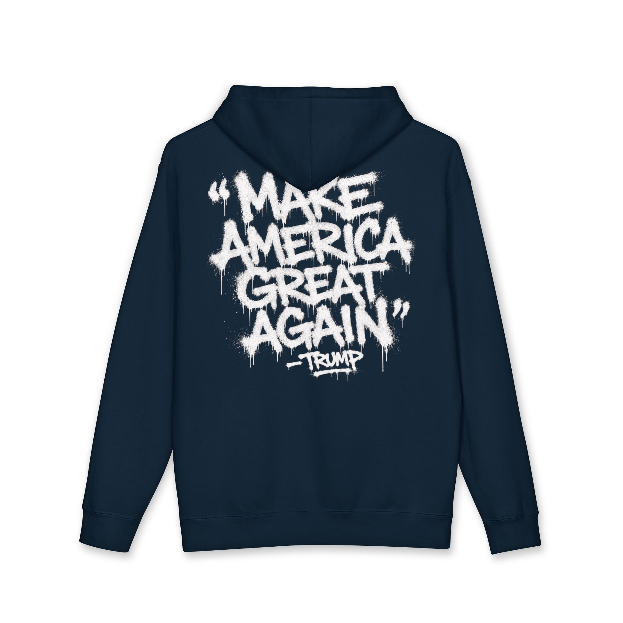 Trump Graffiti Hoodie — Urban Political Streetwear