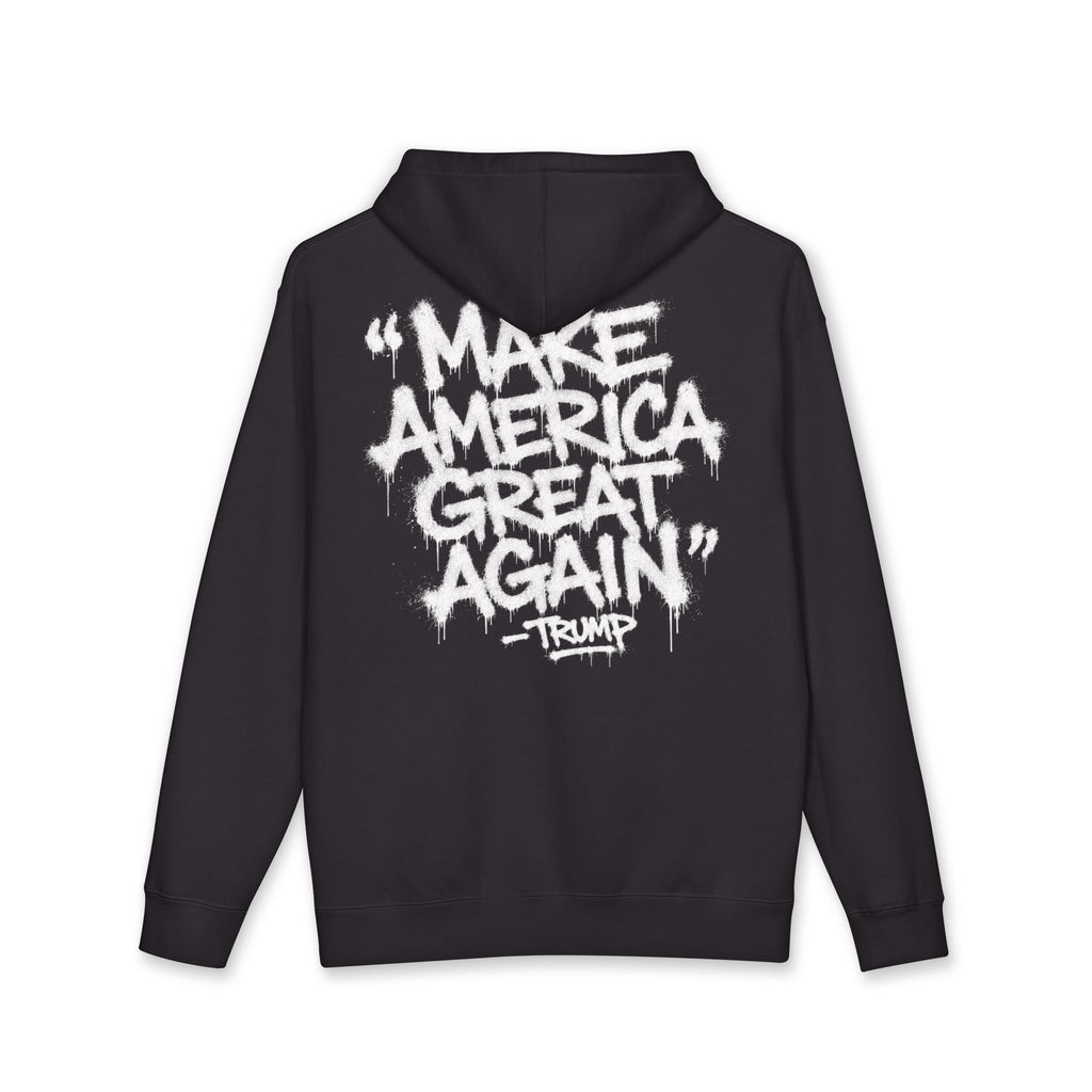 Trump Graffiti Hoodie — Urban Political Streetwear