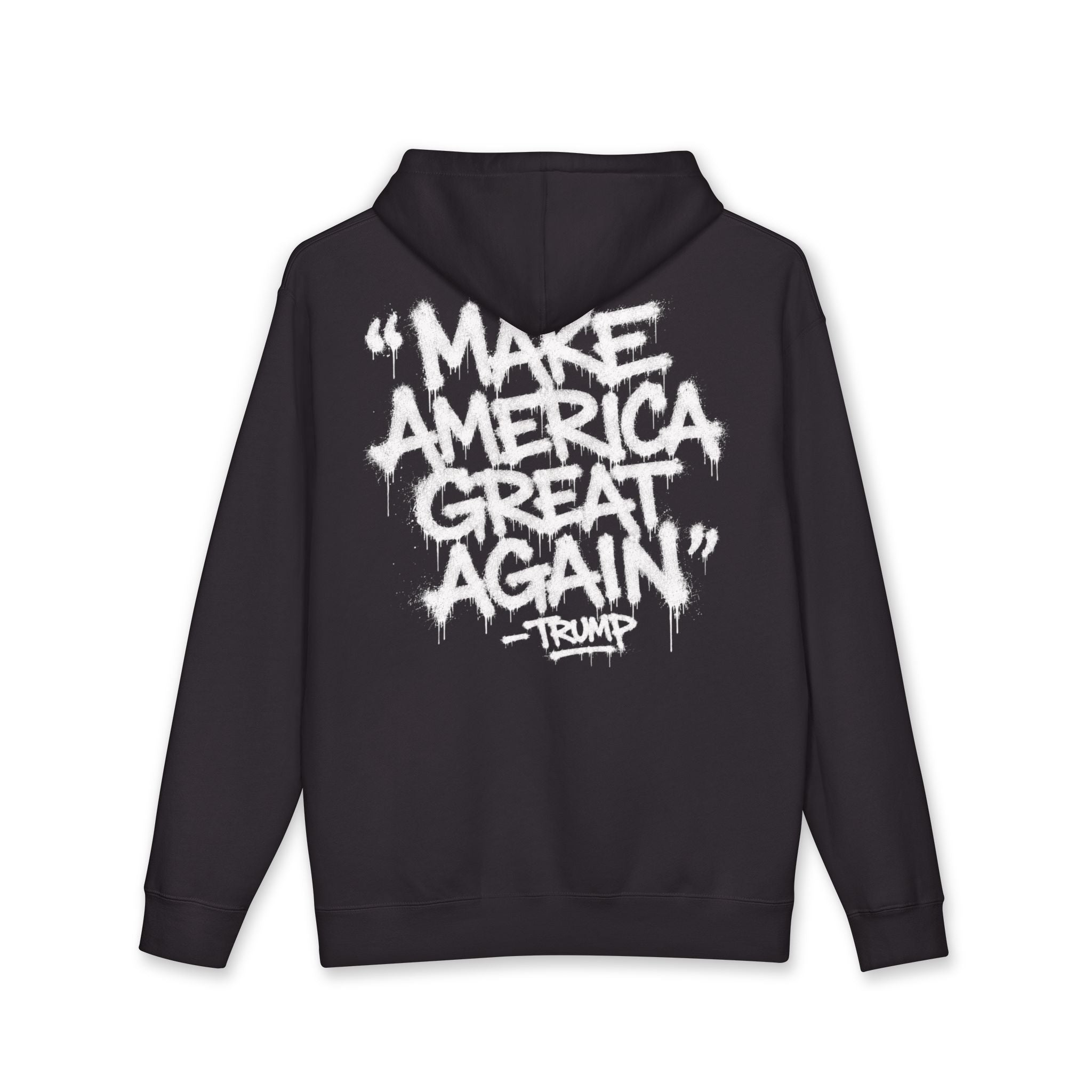 Trump Graffiti Hoodie — Urban Political Streetwear