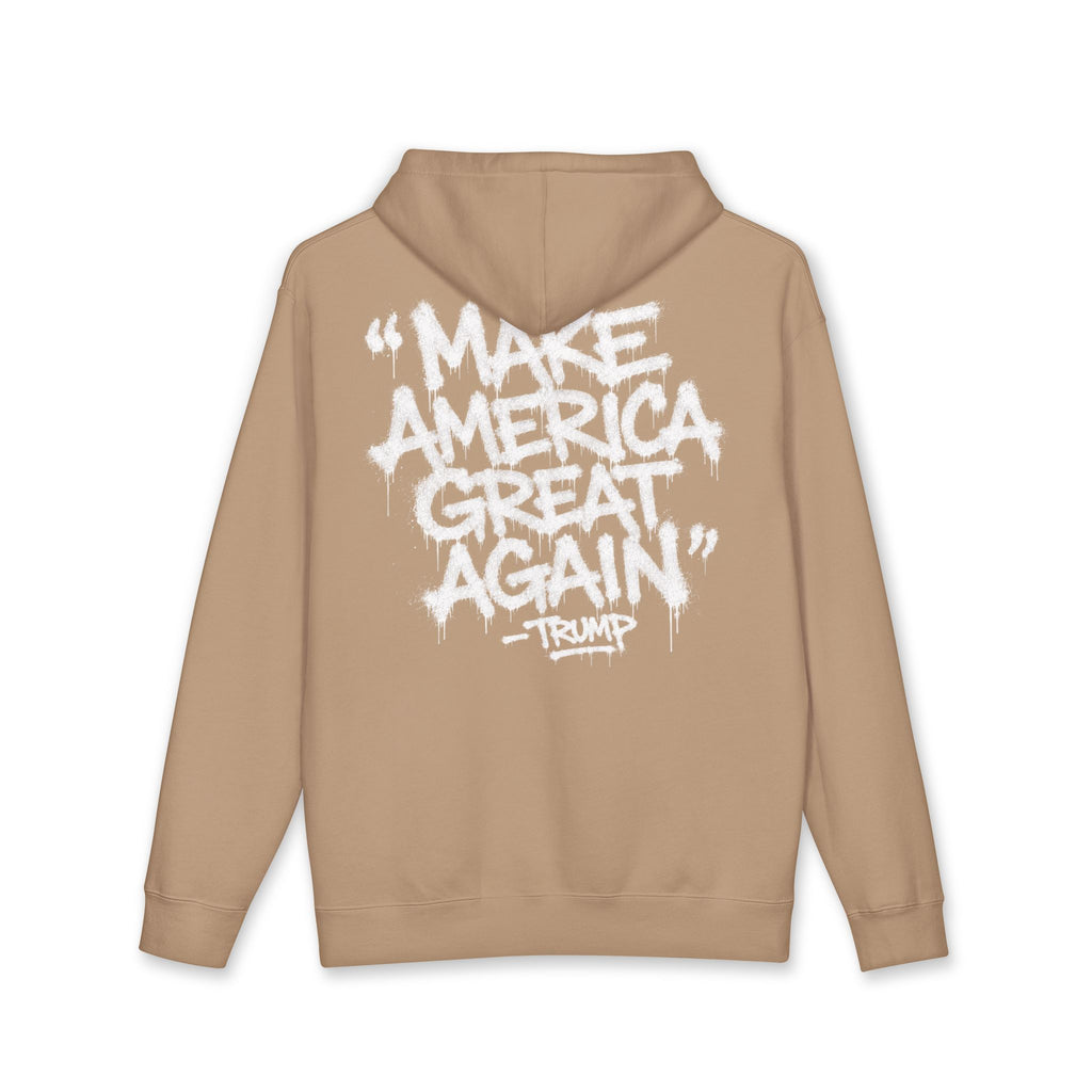 Trump Graffiti Hoodie — Urban Political Streetwear
