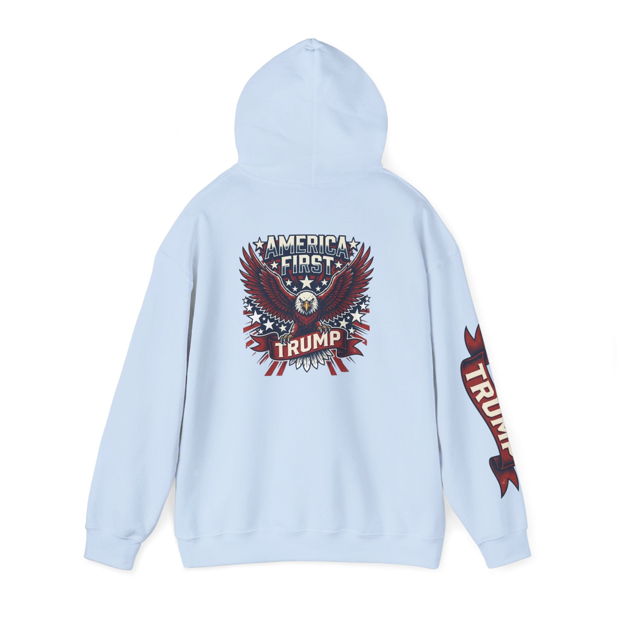 Trump Eagle Hoodie — America First Patriotic Pullover