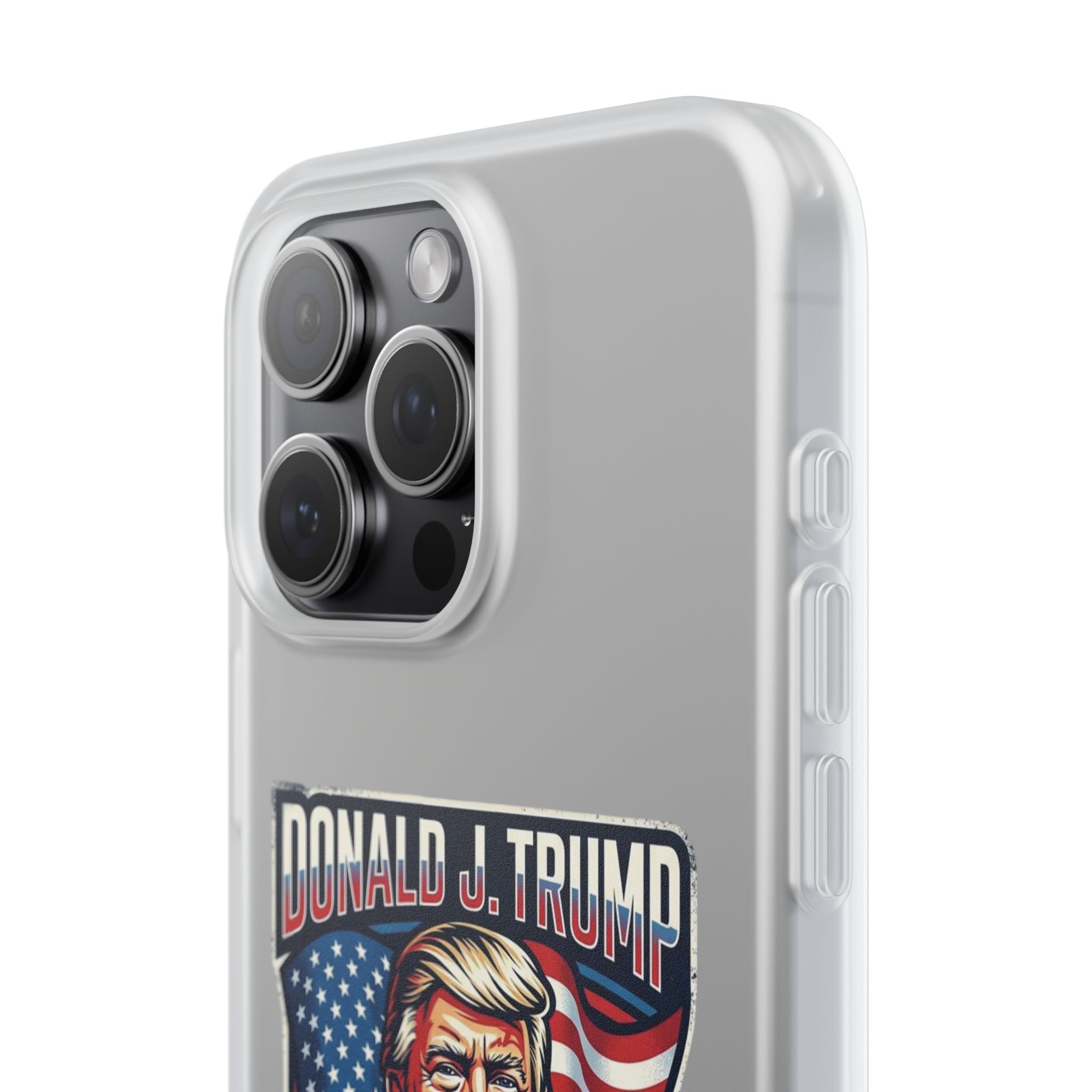 Political Phone Case — 'America First' Patriotic Shield Design