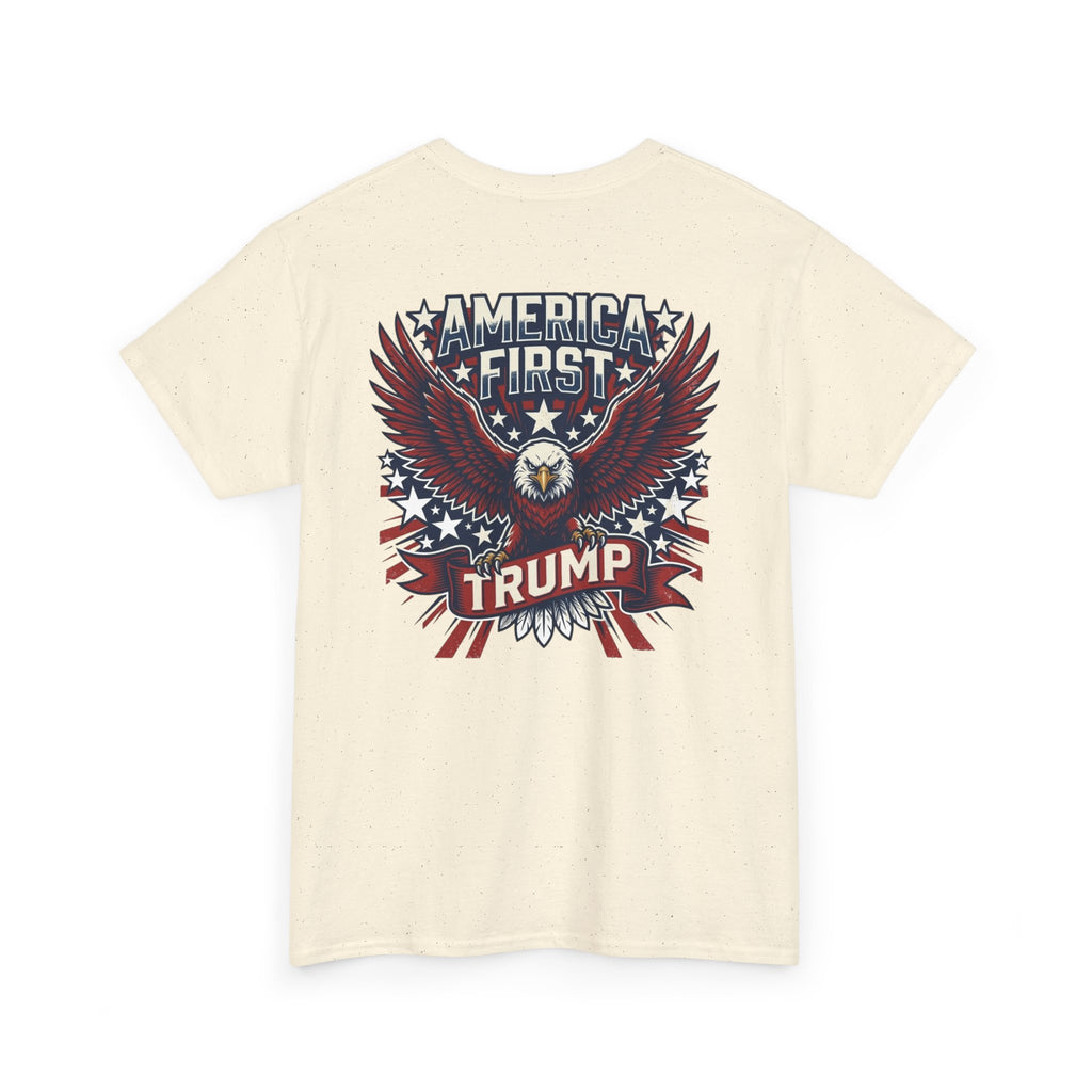 America First Eagle Tee — Patriotic Flag Graphic T-Shirt