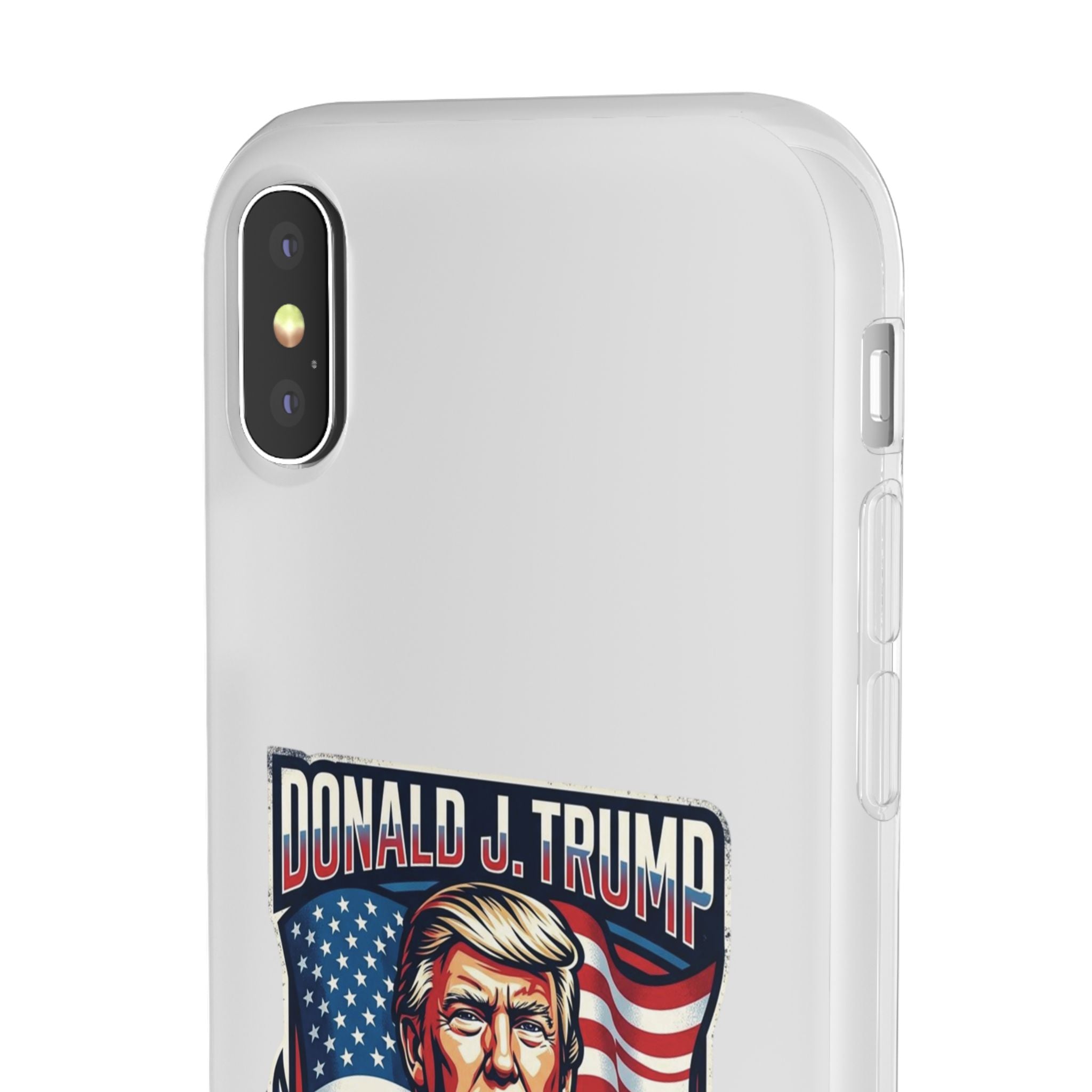 Political Phone Case — 'America First' Patriotic Shield Design