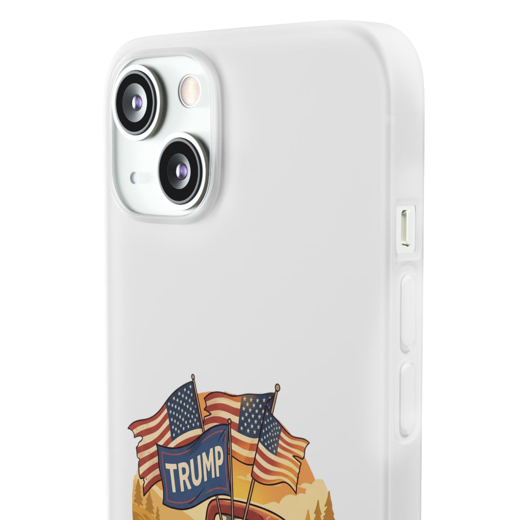 Trump Truck Phone Case — Patriotic MAGA Flag iPhone Case