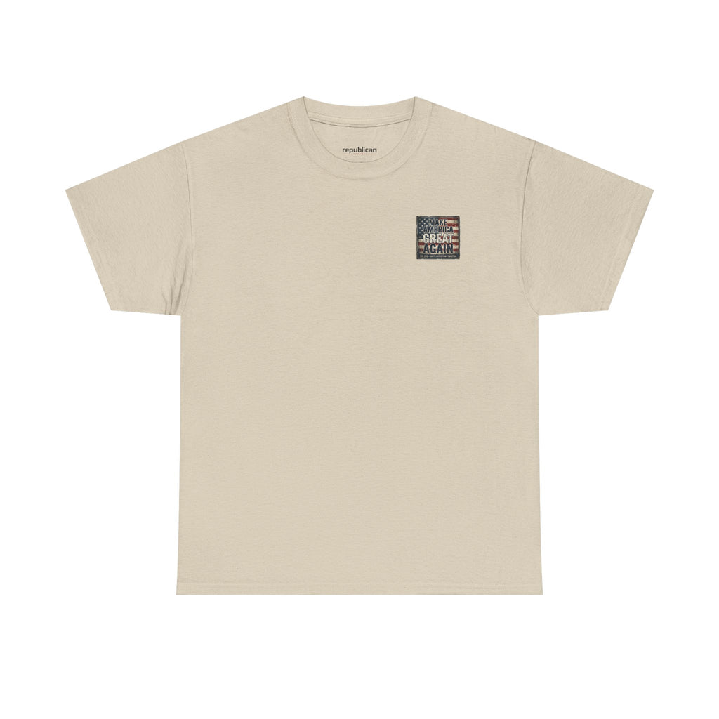 Make America Great Again T‑Shirt — Vintage Flag Patriotic Tee