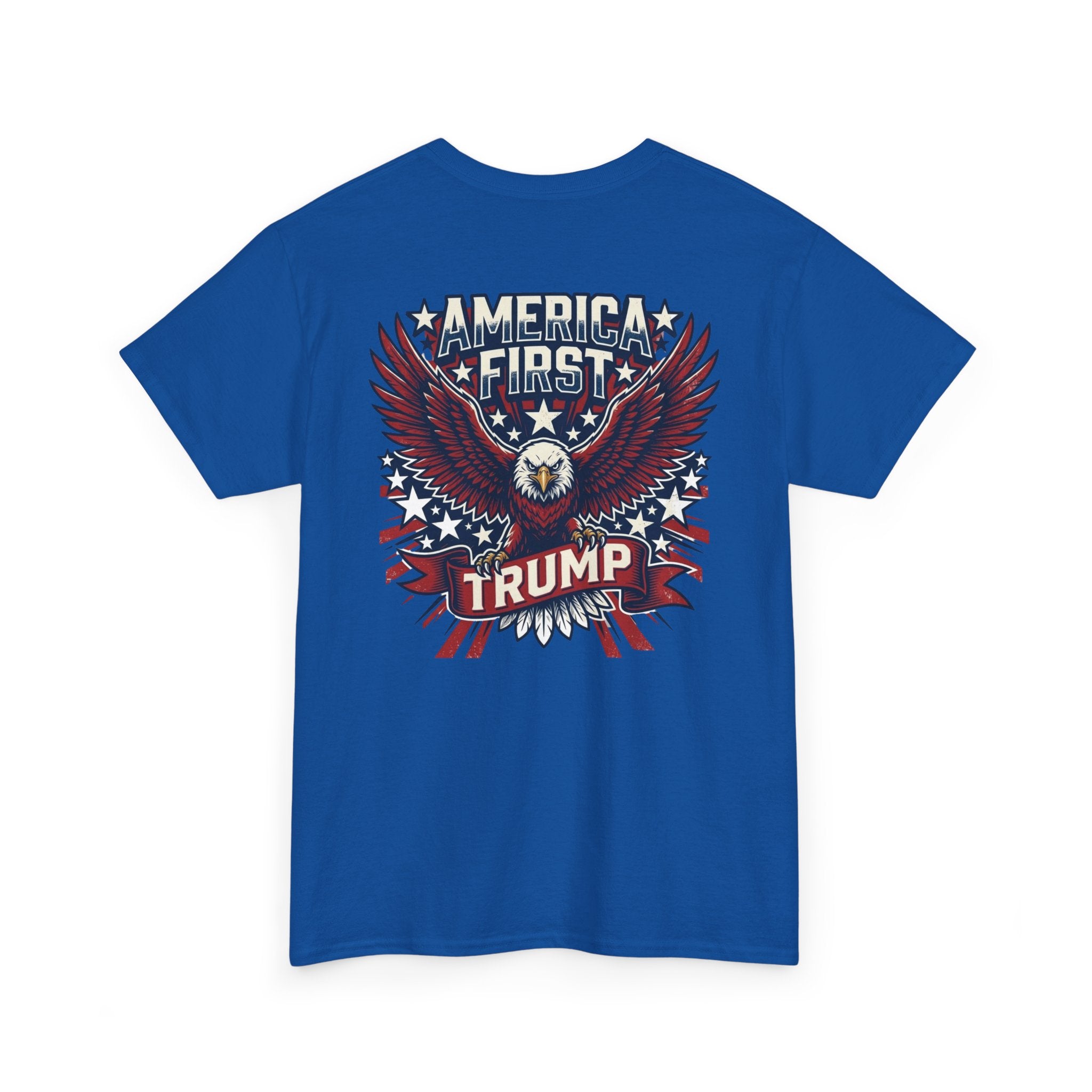 America First Eagle Tee — Patriotic Flag Graphic T-Shirt