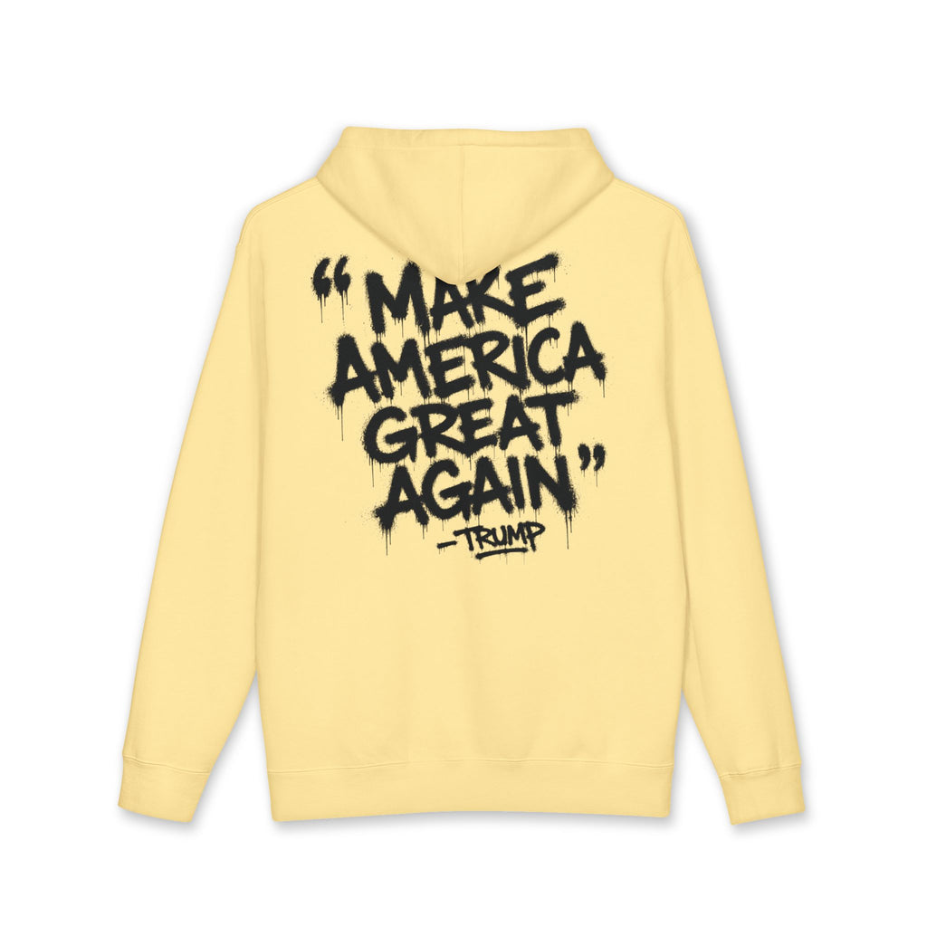 Trump Graffiti Hoodie — Urban Political Streetwear