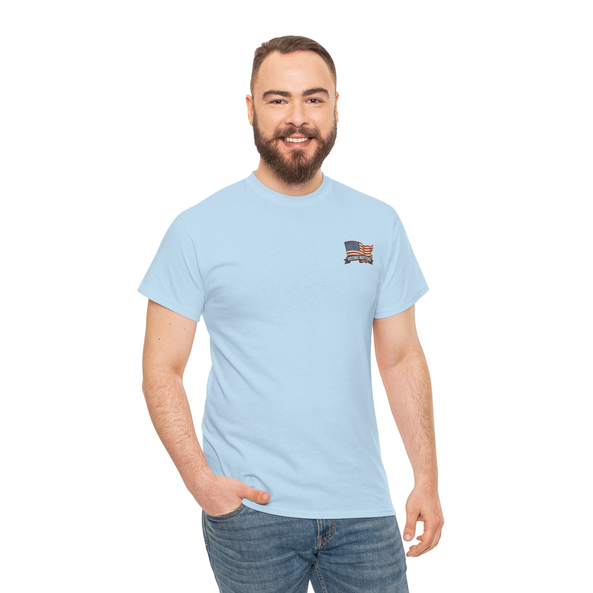 Trump Vintage Truck T-Shirt – Make America Great Again Flag Tee