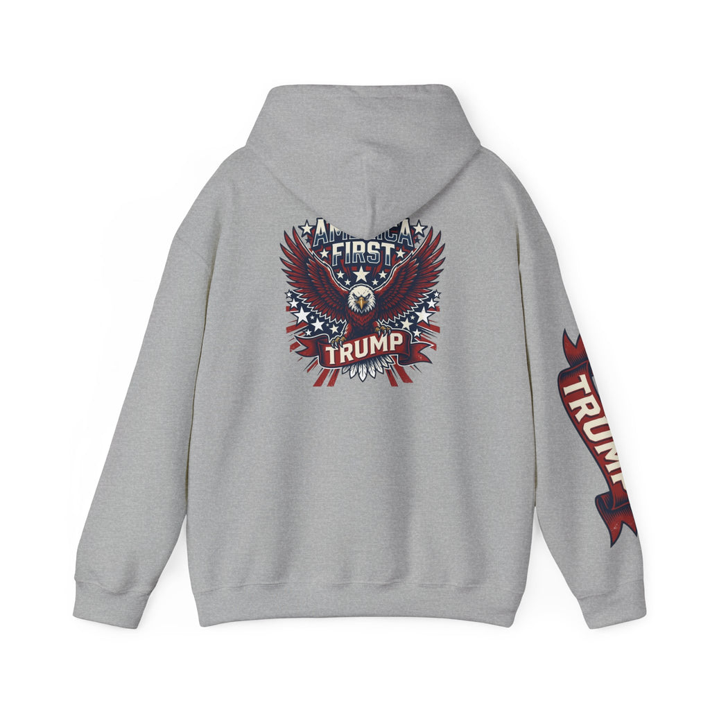 Trump Eagle Hoodie — America First Patriotic Pullover