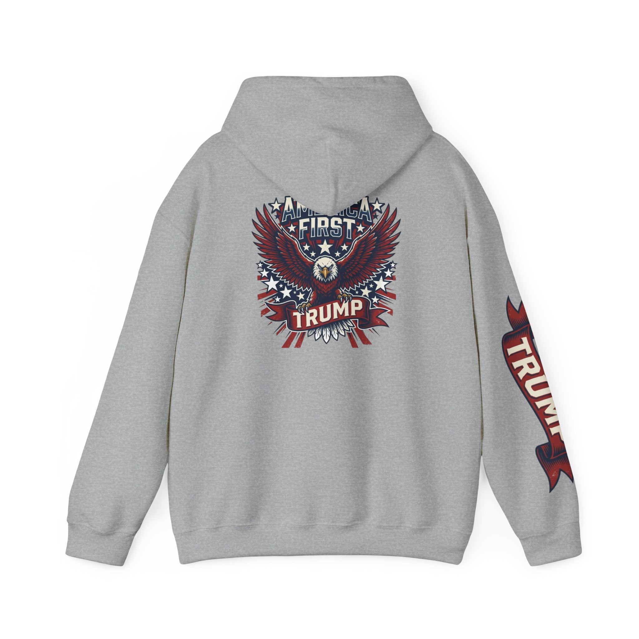 Trump Eagle Hoodie — America First Patriotic Pullover