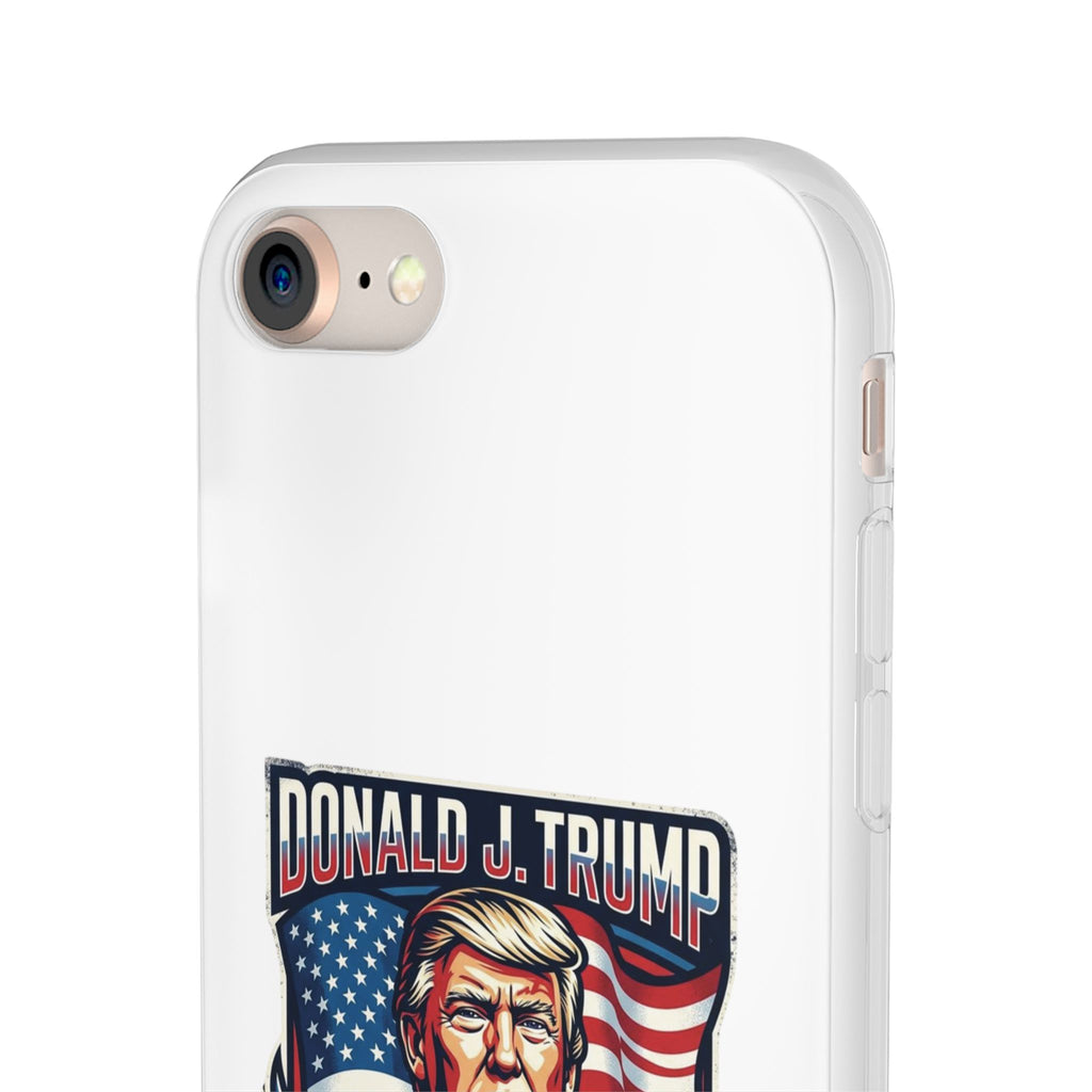 Political Phone Case — 'America First' Patriotic Shield Design