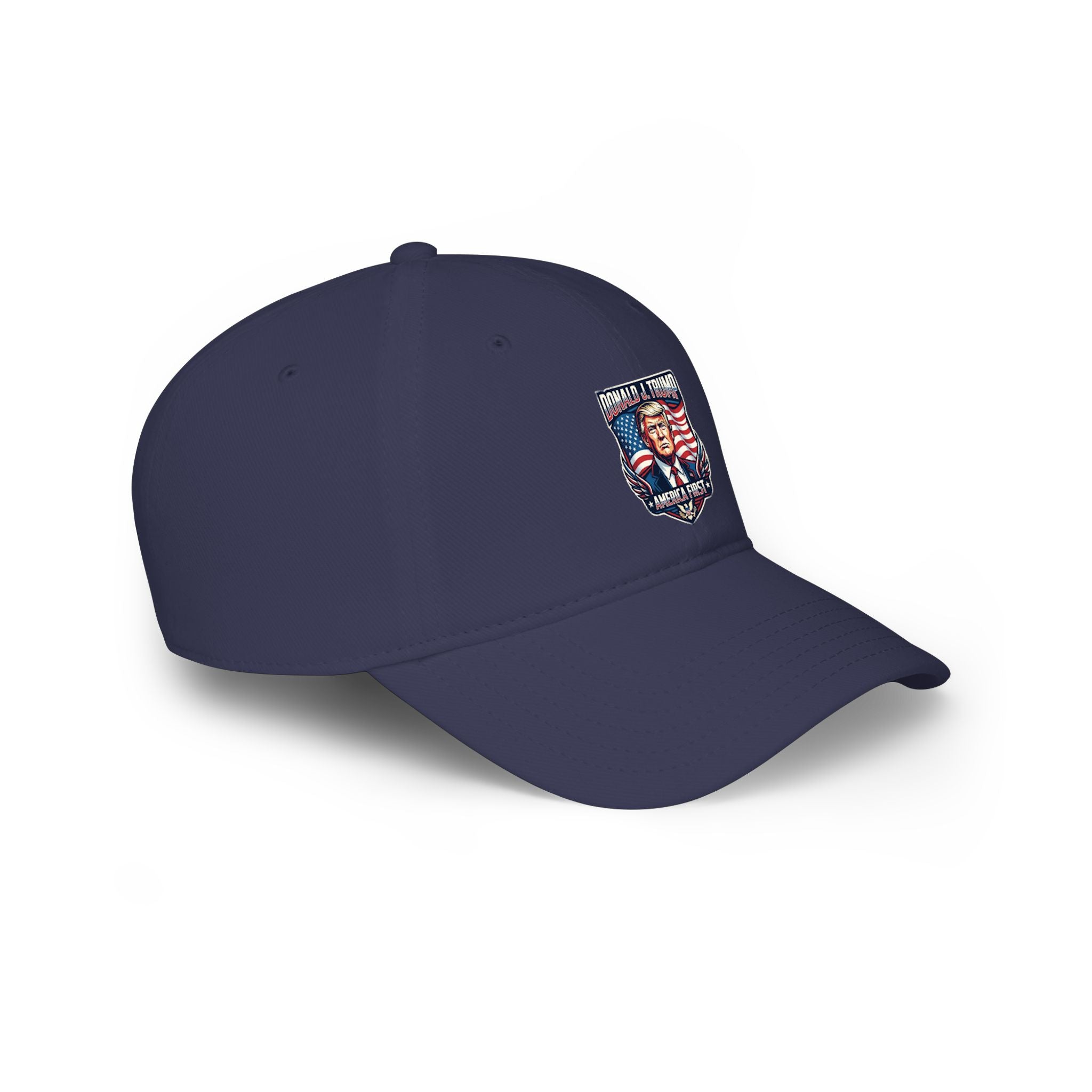 Patriotic Political Baseball Cap - "Proud & Found" Shield Design