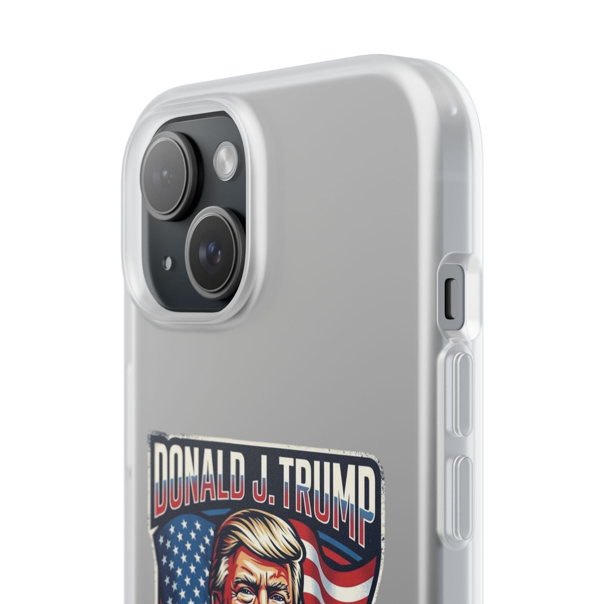 Political Phone Case — 'America First' Patriotic Shield Design