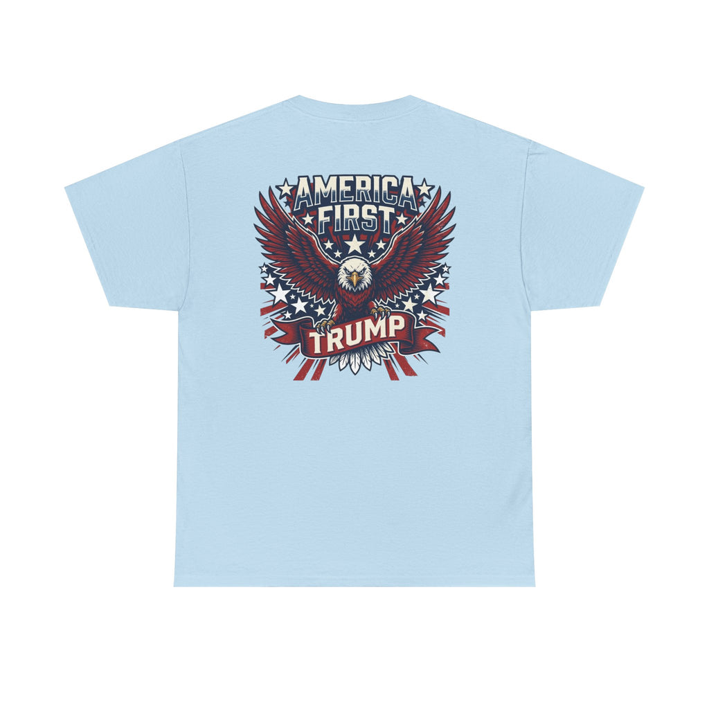 America First Eagle Tee — Patriotic Flag Graphic T-Shirt