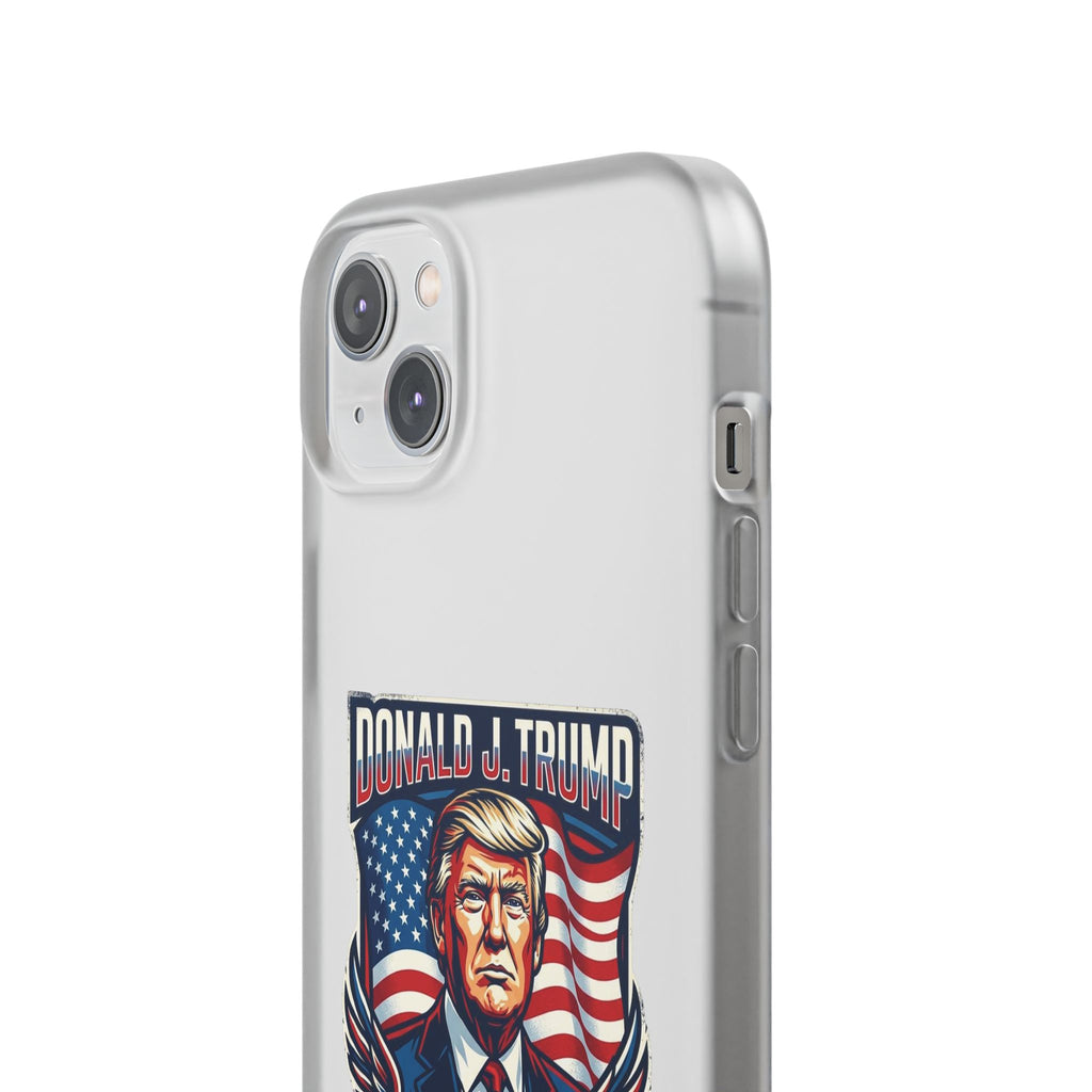 Political Phone Case — 'America First' Patriotic Shield Design