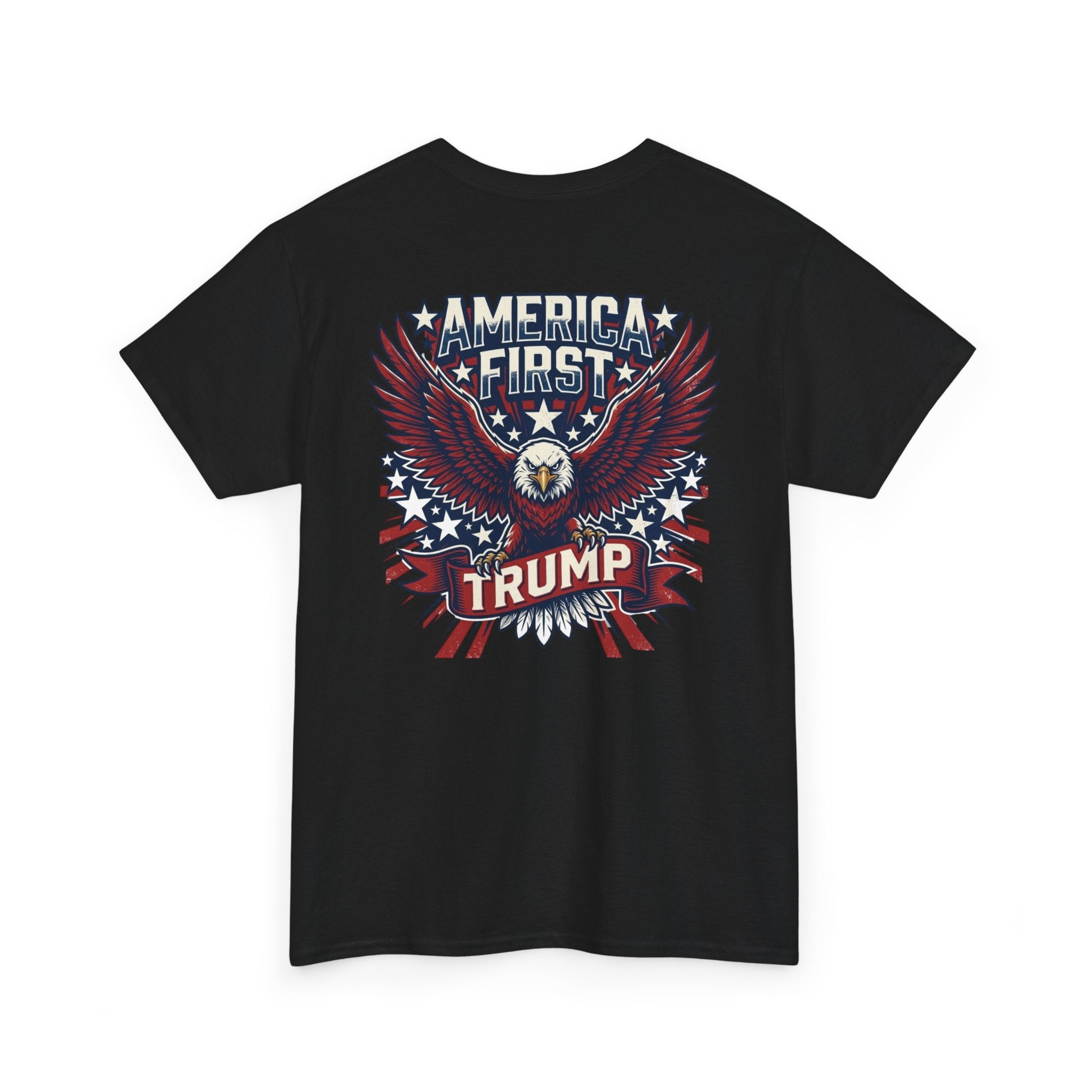 America First Eagle Tee — Patriotic Flag Graphic T-Shirt