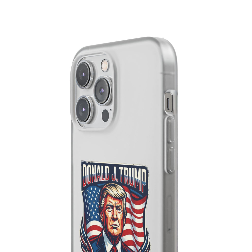 Political Phone Case — 'America First' Patriotic Shield Design
