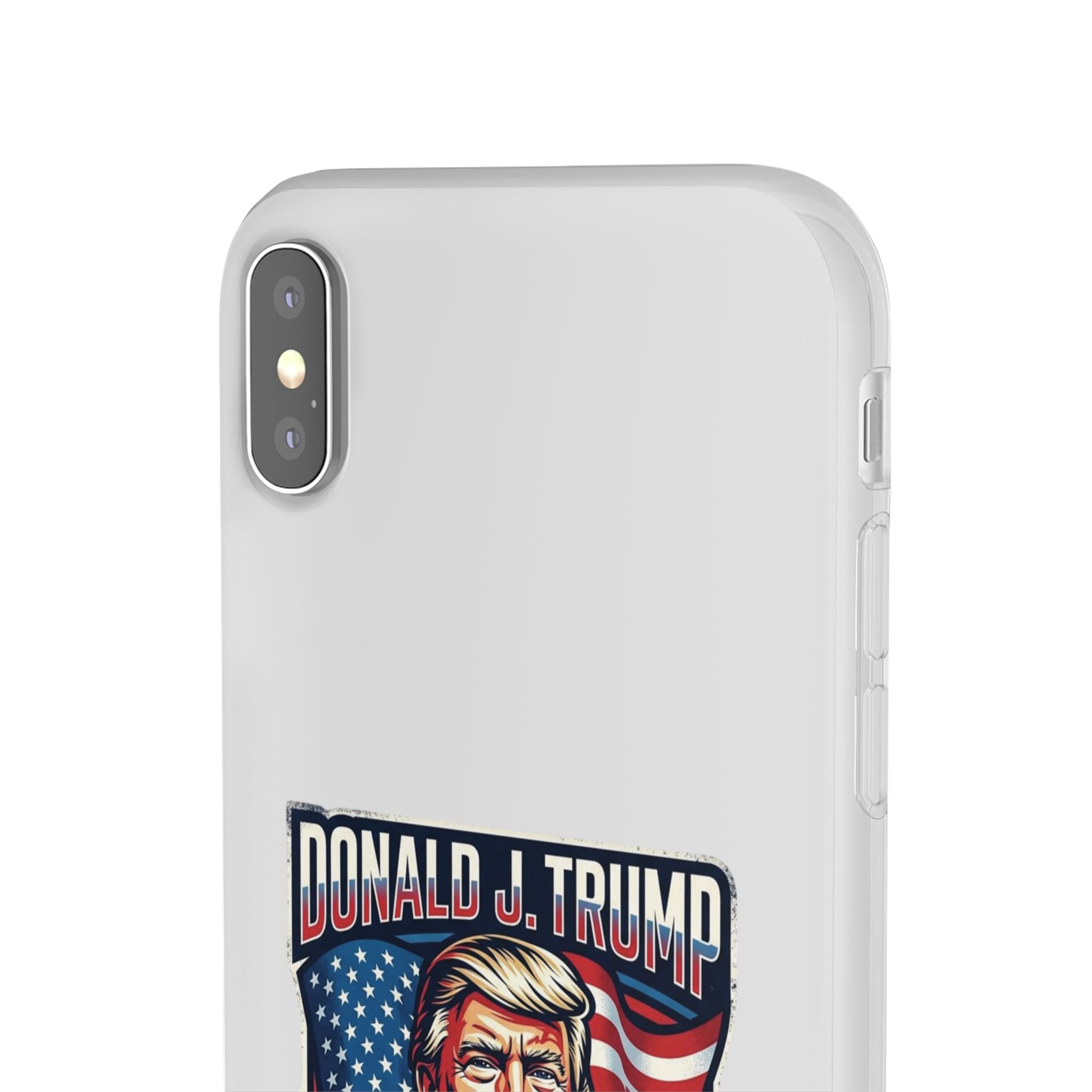 Political Phone Case — 'America First' Patriotic Shield Design
