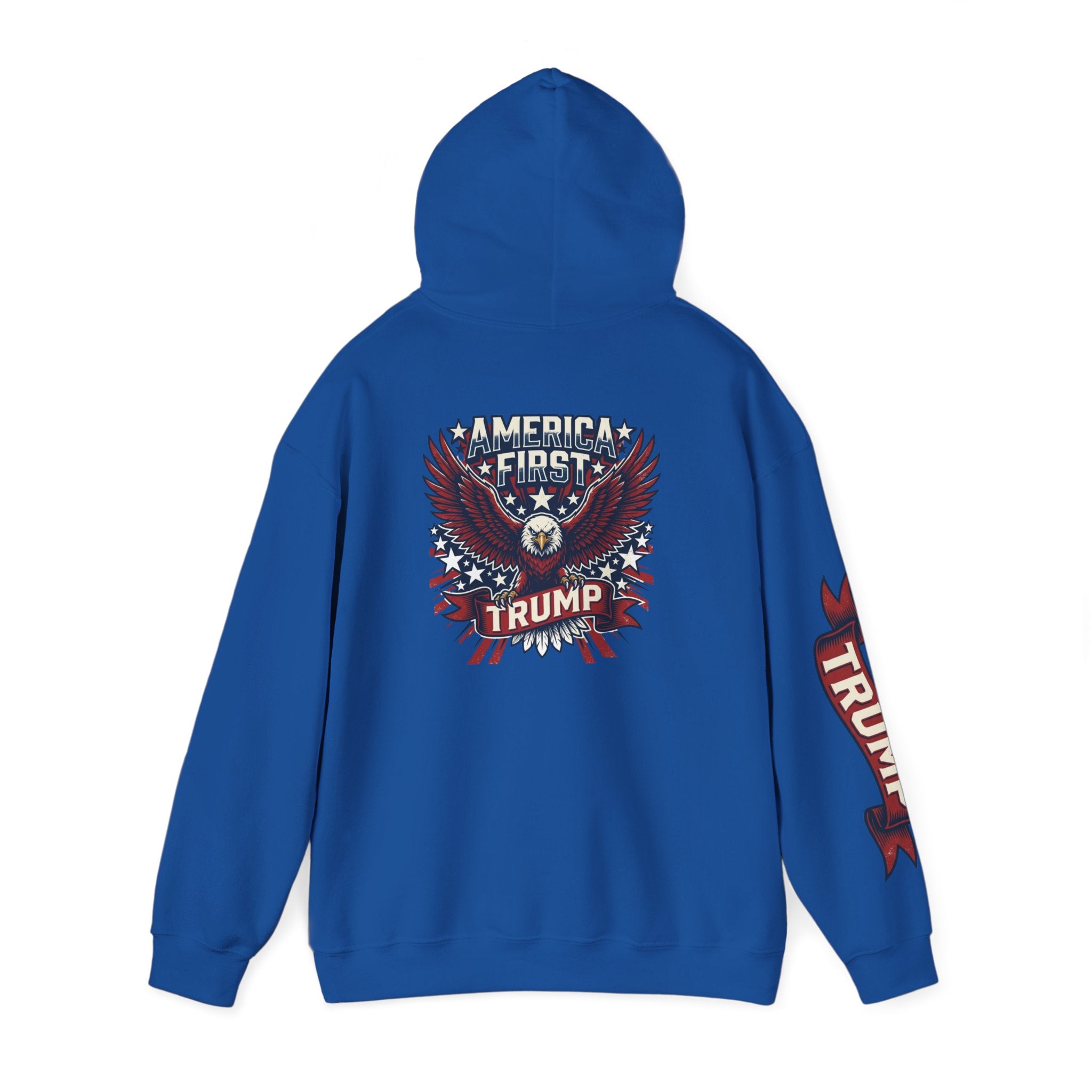 Trump Eagle Hoodie — America First Patriotic Pullover