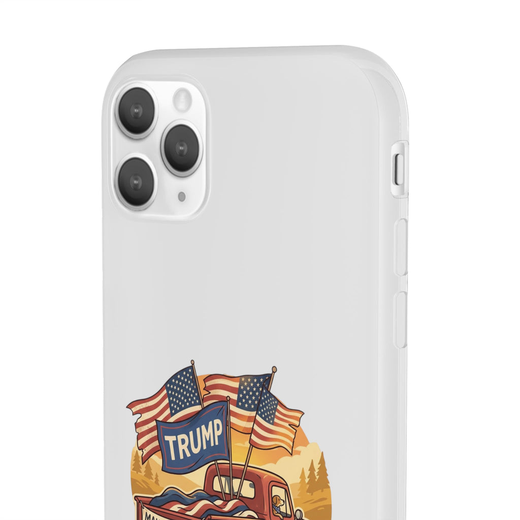 Trump Truck Phone Case — Patriotic MAGA Flag iPhone Case