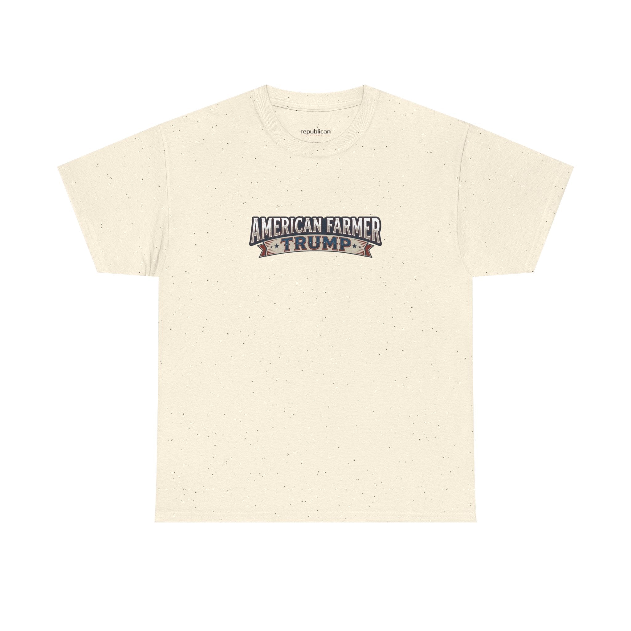 American Farmer Trump T-Shirt – Patriotic Tractor Graphic Tee