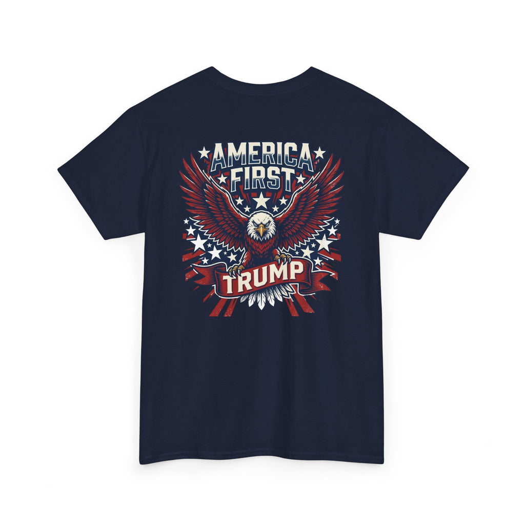 America First Eagle Tee — Patriotic Flag Graphic T-Shirt