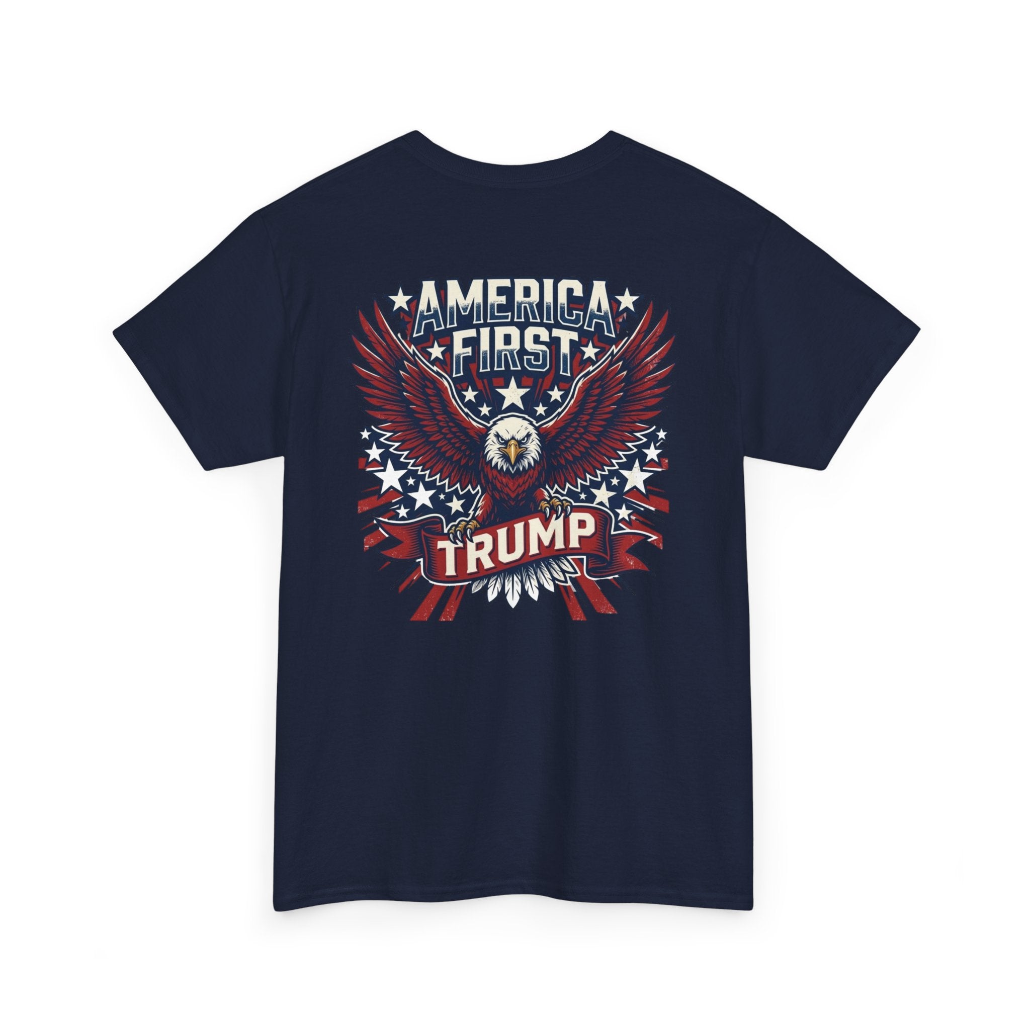 America First Eagle Tee — Patriotic Flag Graphic T-Shirt