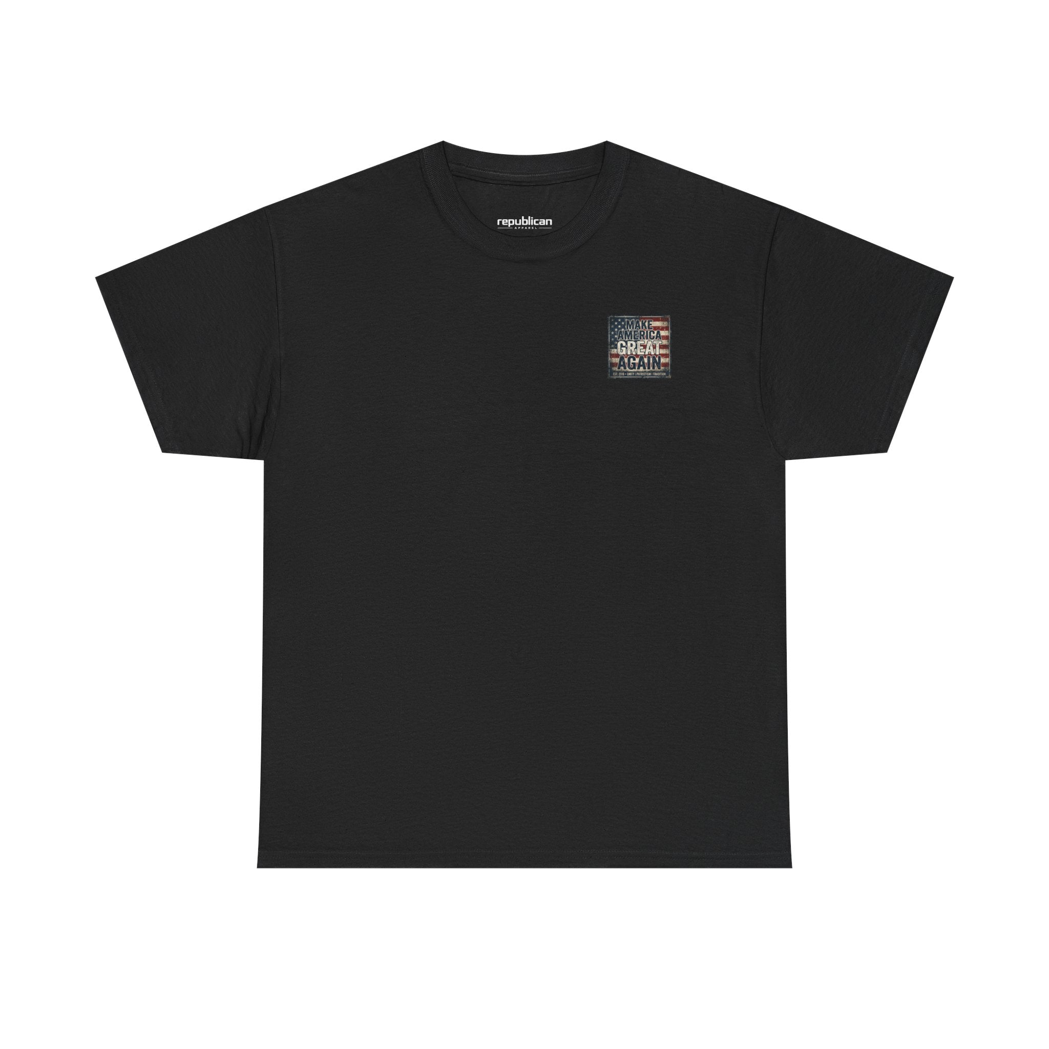 Make America Great Again T‑Shirt — Vintage Flag Patriotic Tee