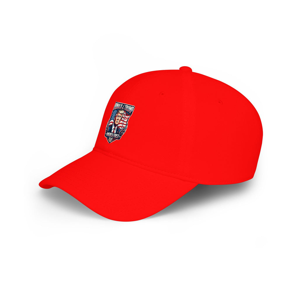 Patriotic Political Baseball Cap - "Proud & Found" Shield Design