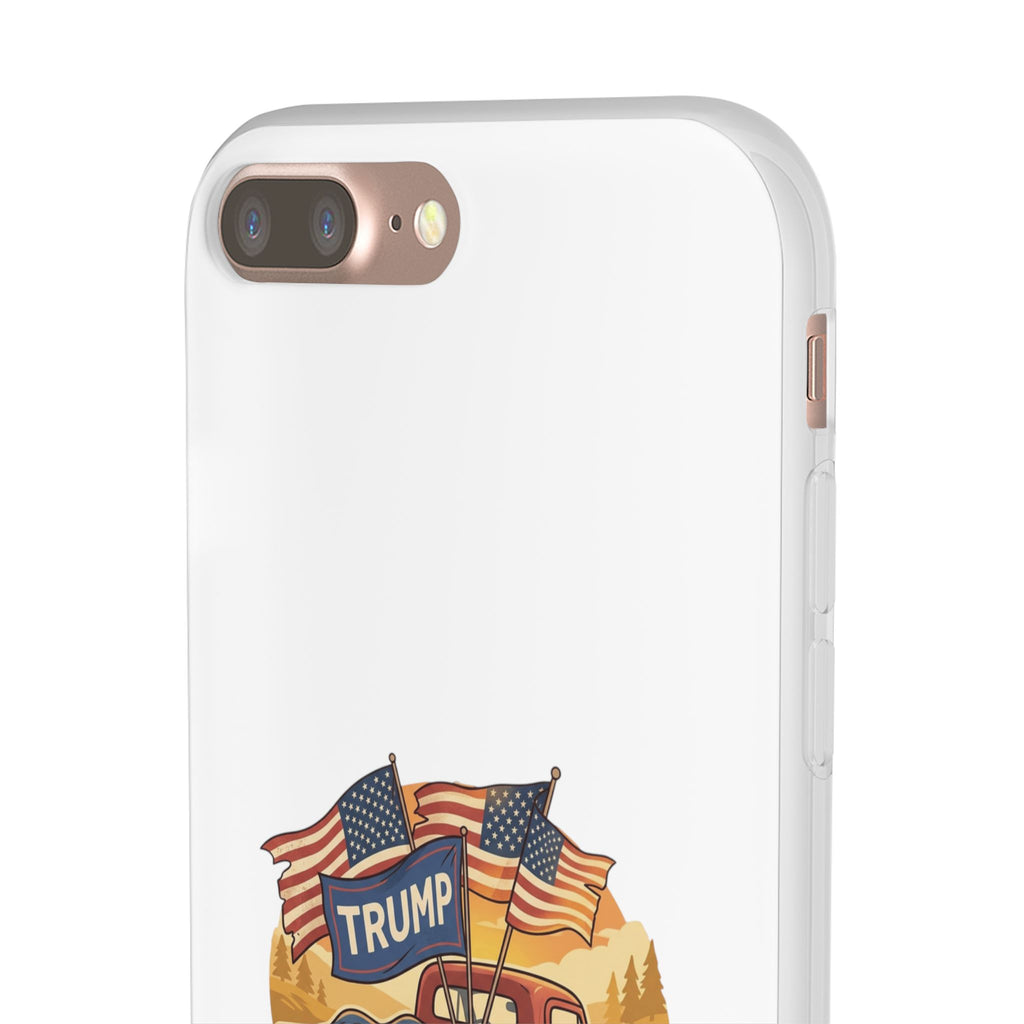 Trump Truck Phone Case — Patriotic MAGA Flag iPhone Case