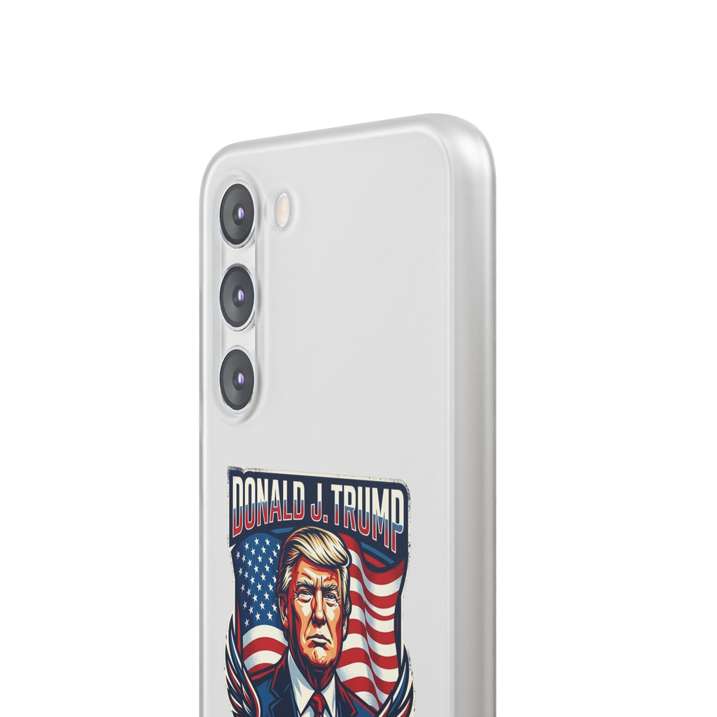 Political Phone Case — 'America First' Patriotic Shield Design
