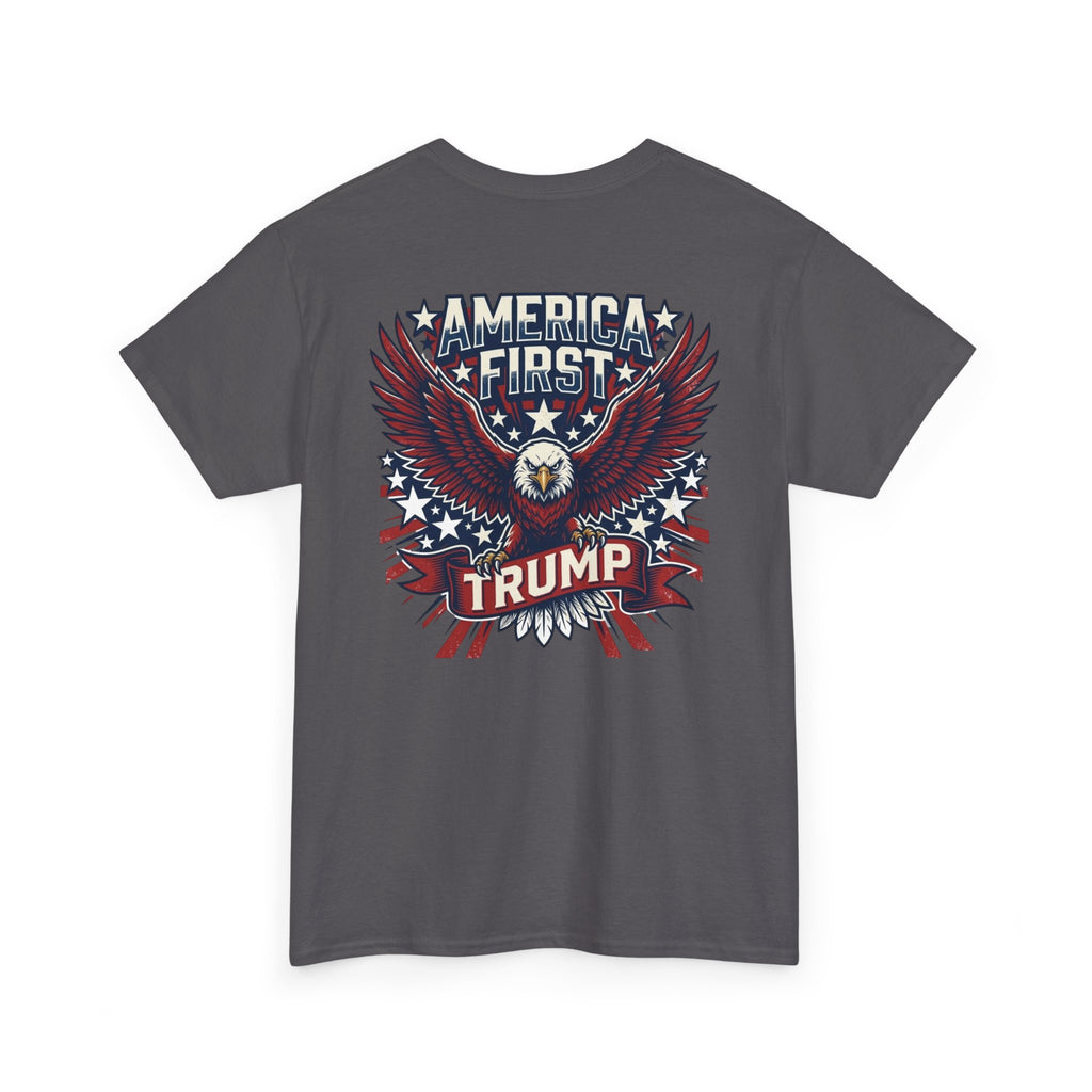 America First Eagle Tee — Patriotic Flag Graphic T-Shirt