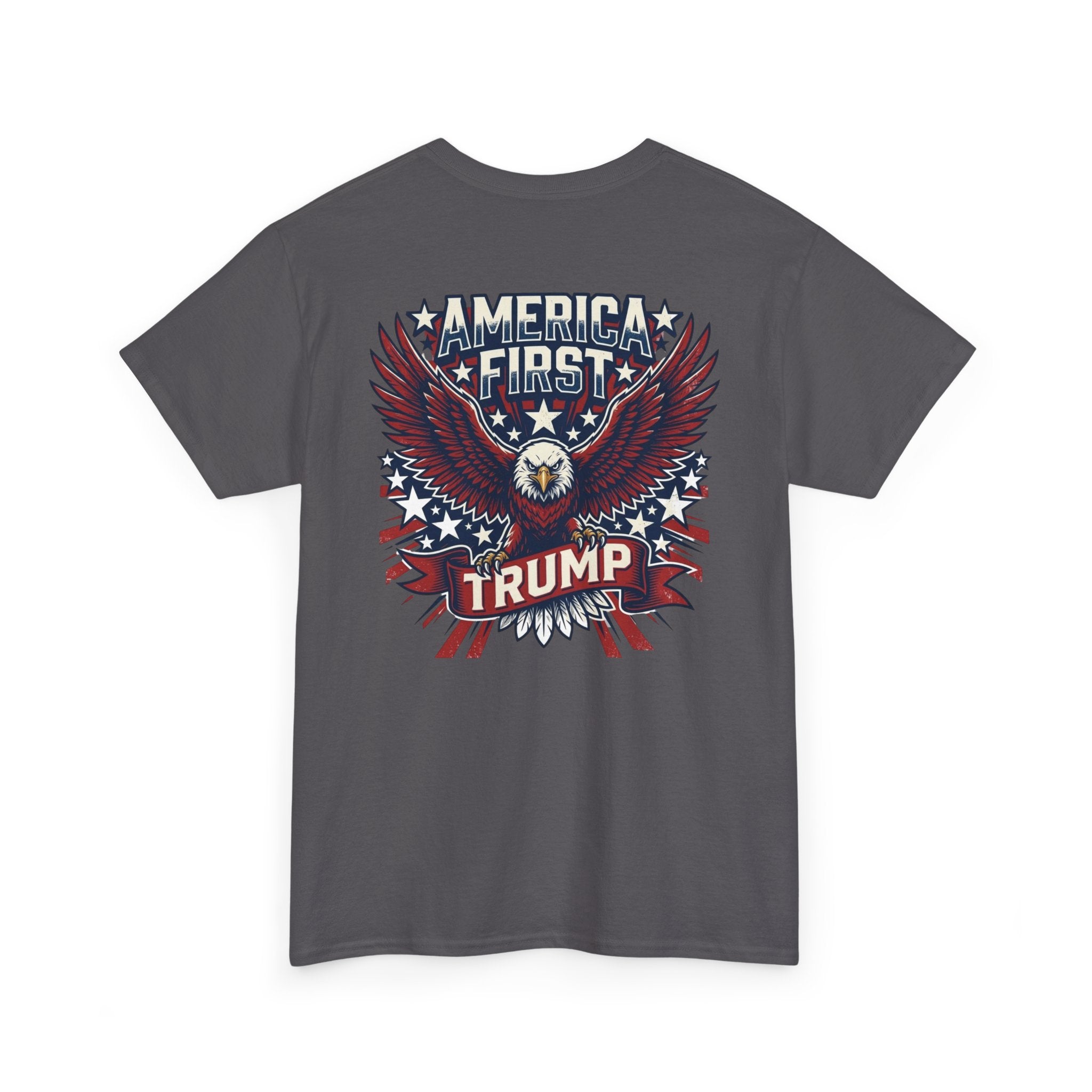 America First Eagle Tee — Patriotic Flag Graphic T-Shirt