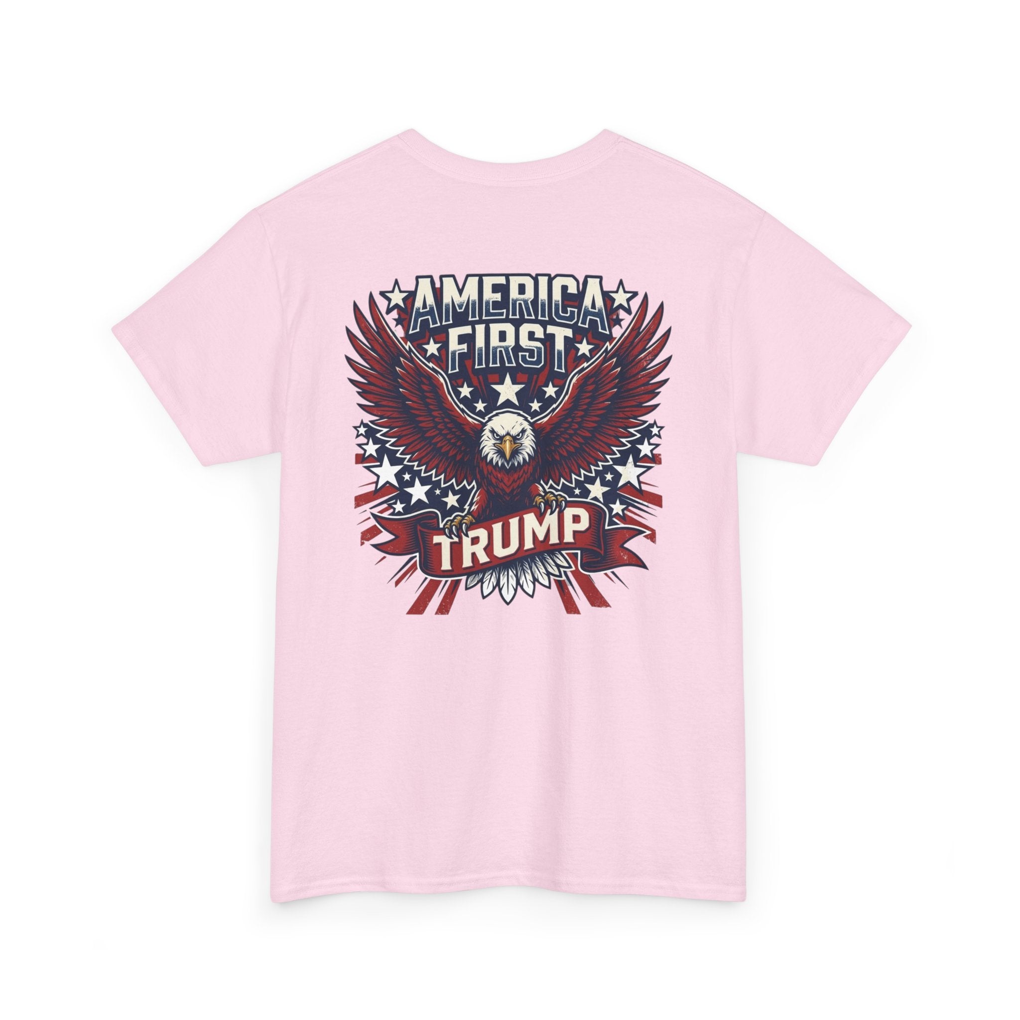 America First Eagle Tee — Patriotic Flag Graphic T-Shirt